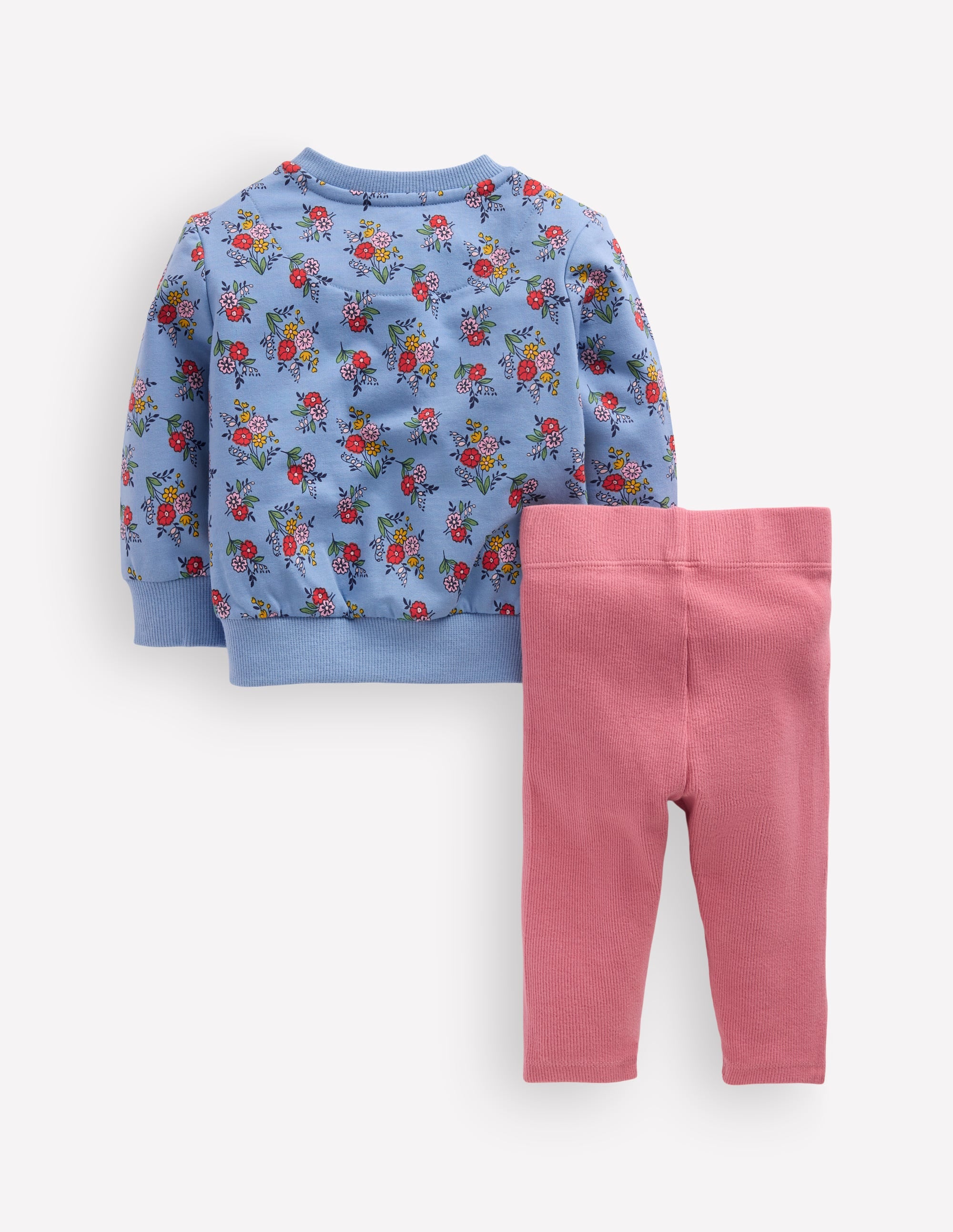 Sweatshirt & Leggings im Set-Blau Sprießender Garten - Image 2