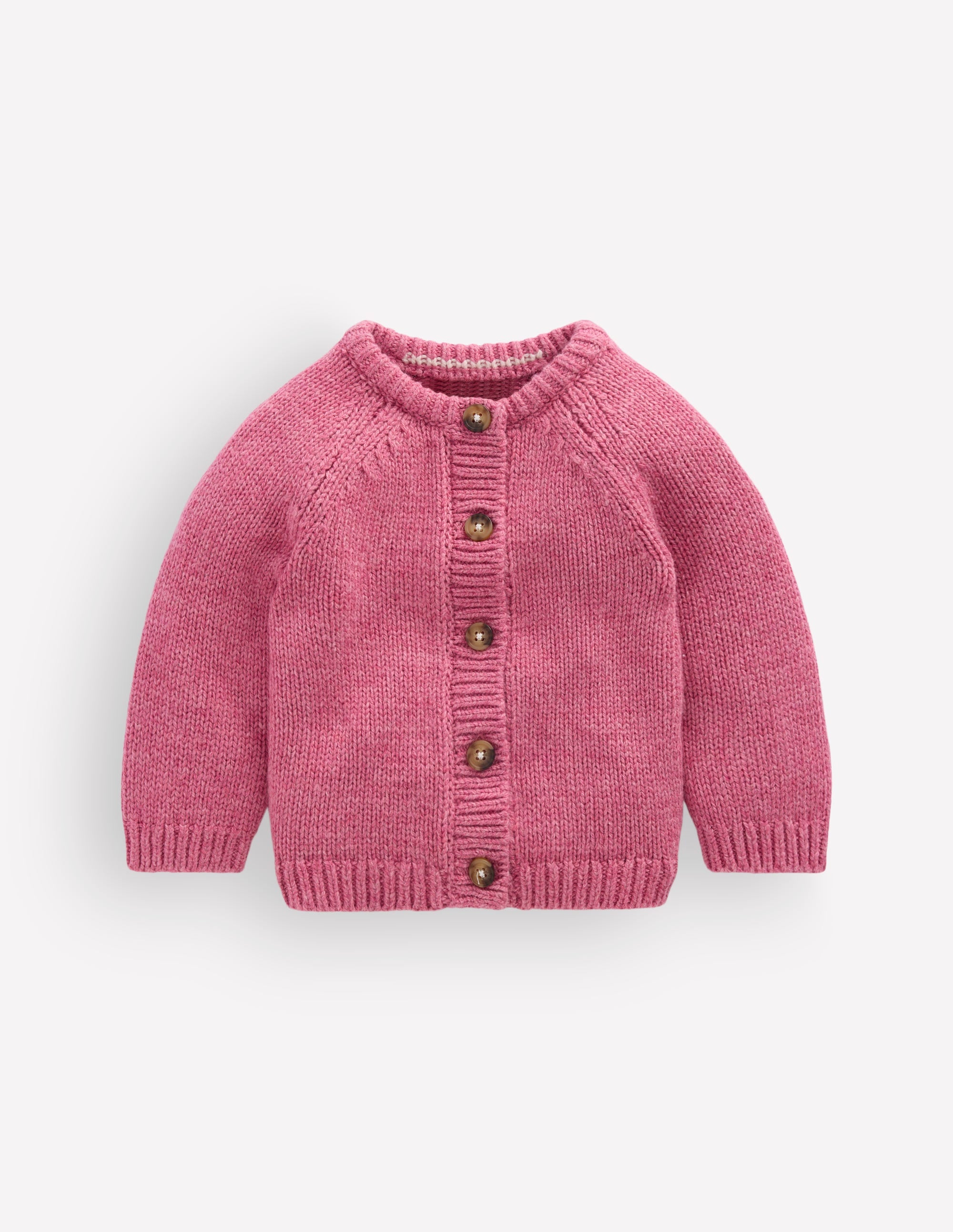 Grobstrickjacke-Rosa Heidekraut Meliert - Image 2