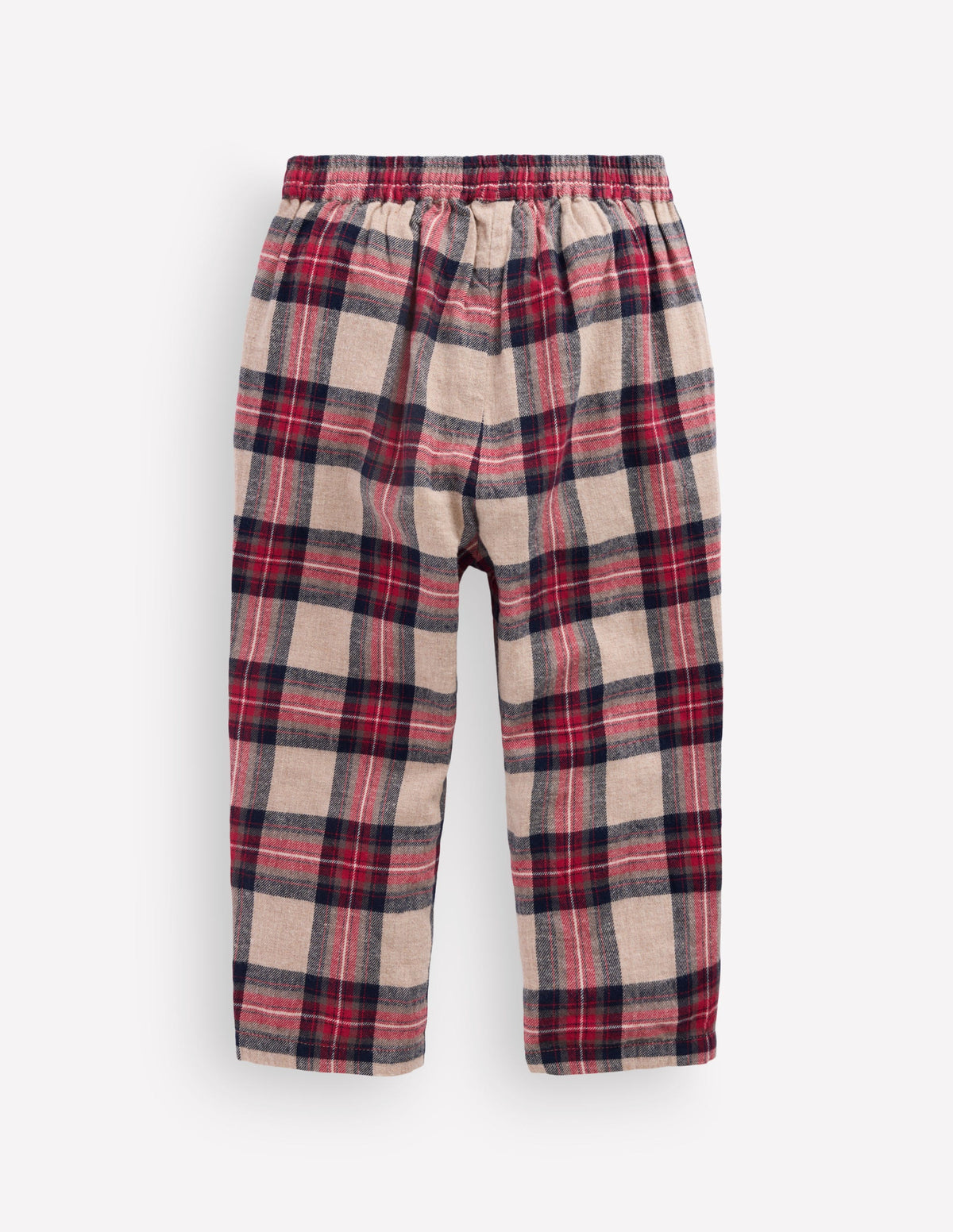 Gewebte Hose zum Hineinschlüpfen-Haferbeige Kariert - Image 6