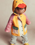 3-in-1 Shower Resistant Coat-Colourblock Duck