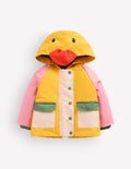 Wasserabweisender 3-in-1-Mantel-Color Blocking Ente
