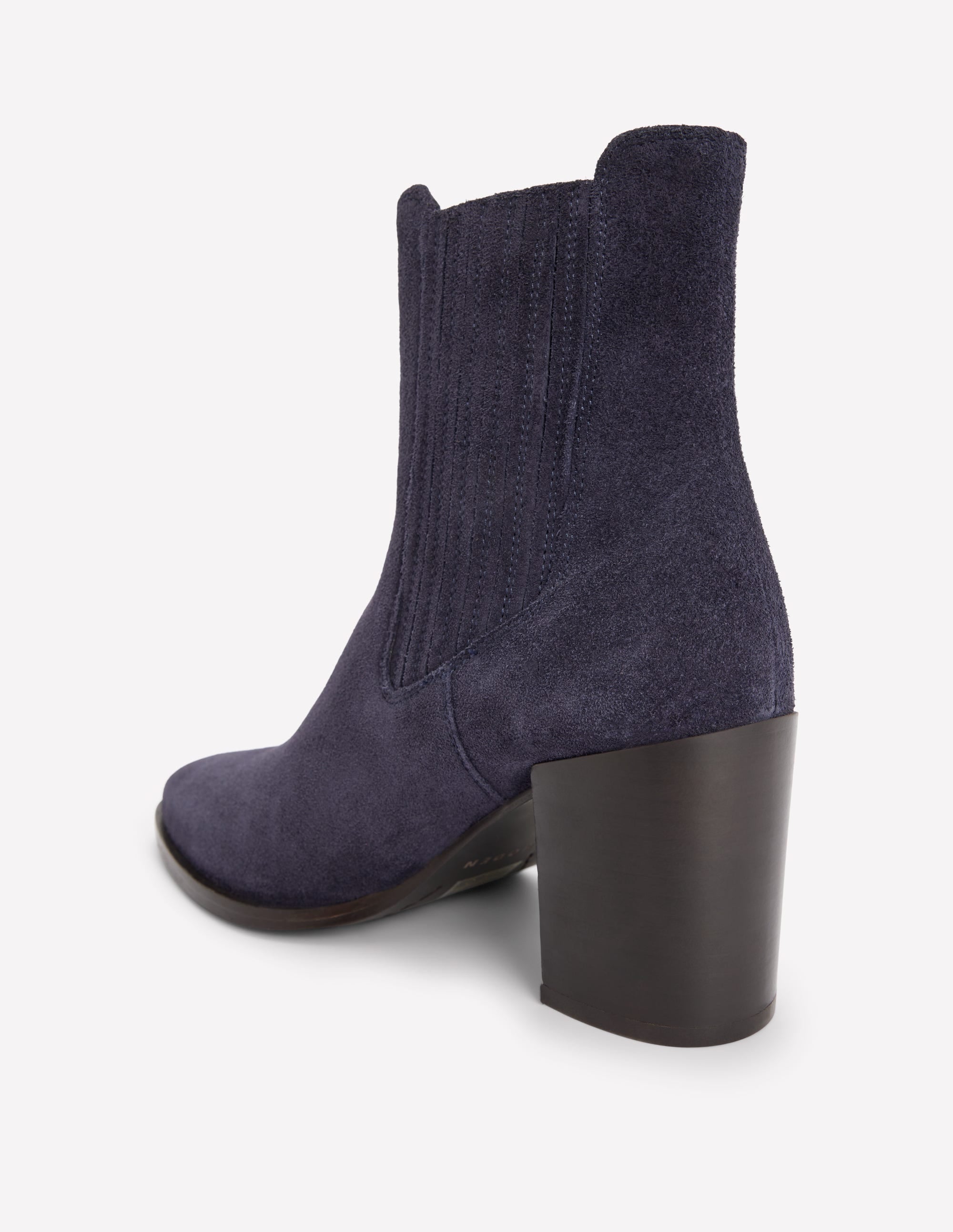 Point Casual Ankle Boots-Dark Navy - Image 5