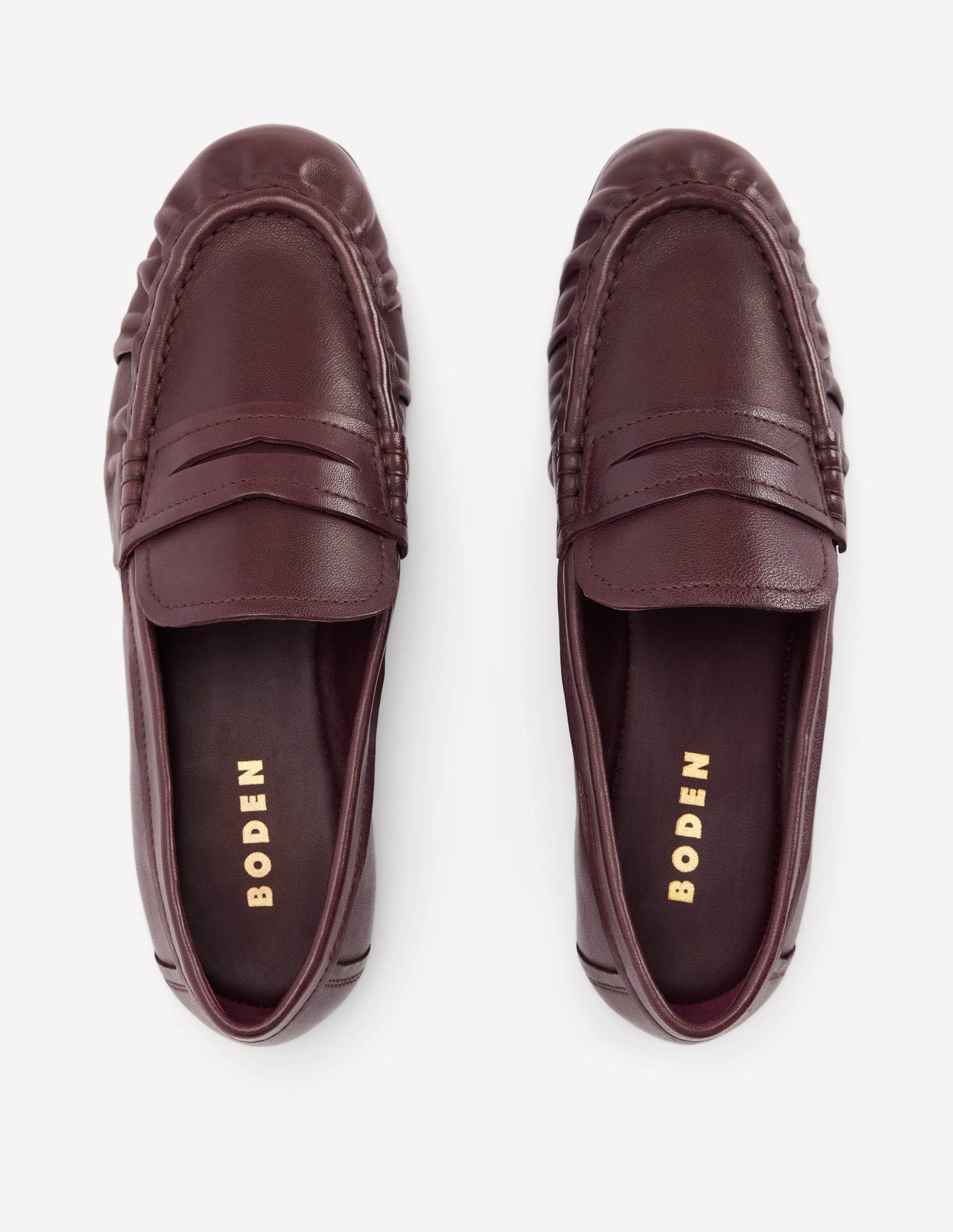 Superweiche, flexible Loafer-Oxblood-6