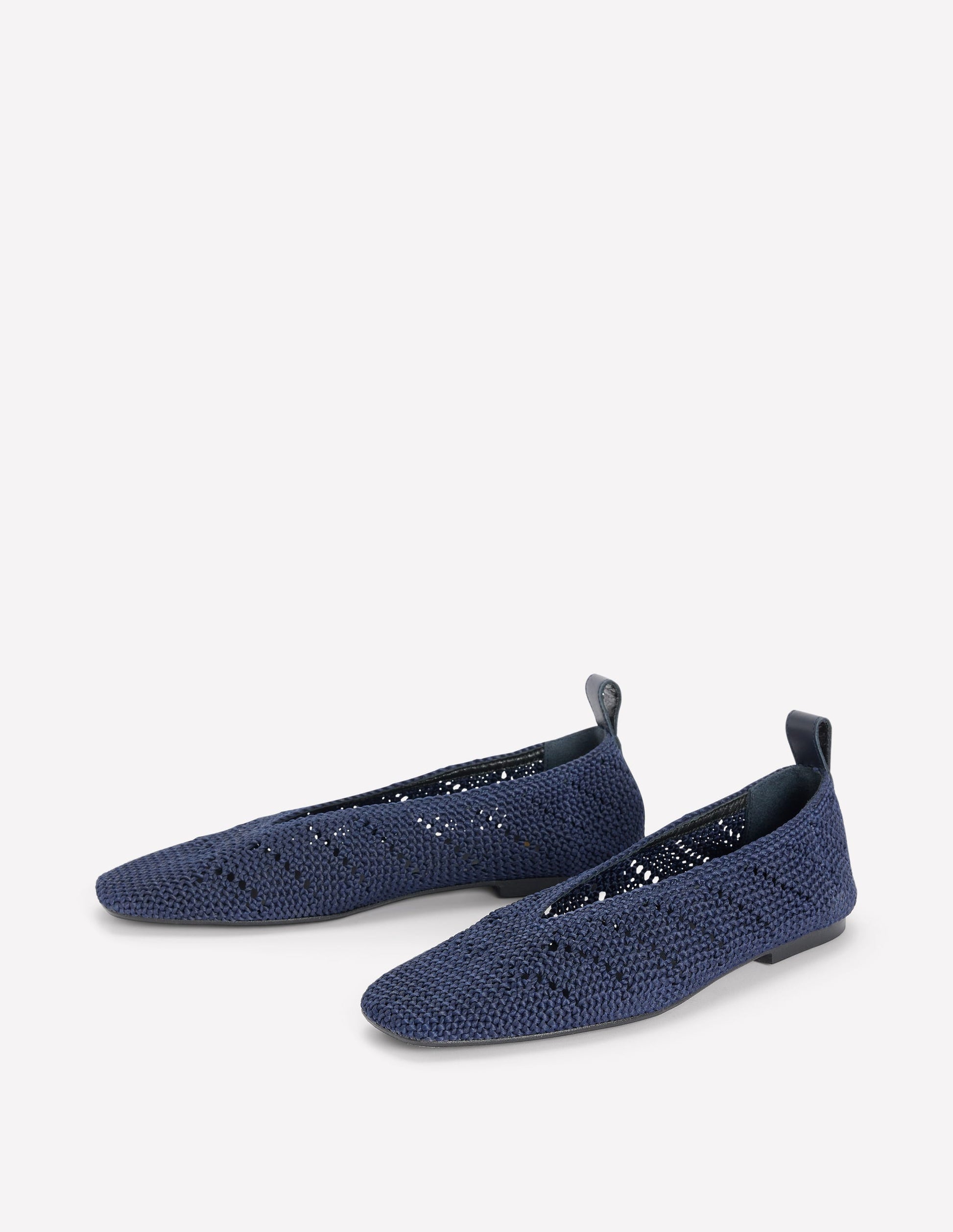 Strick-Ballerinas-Marineblau-3