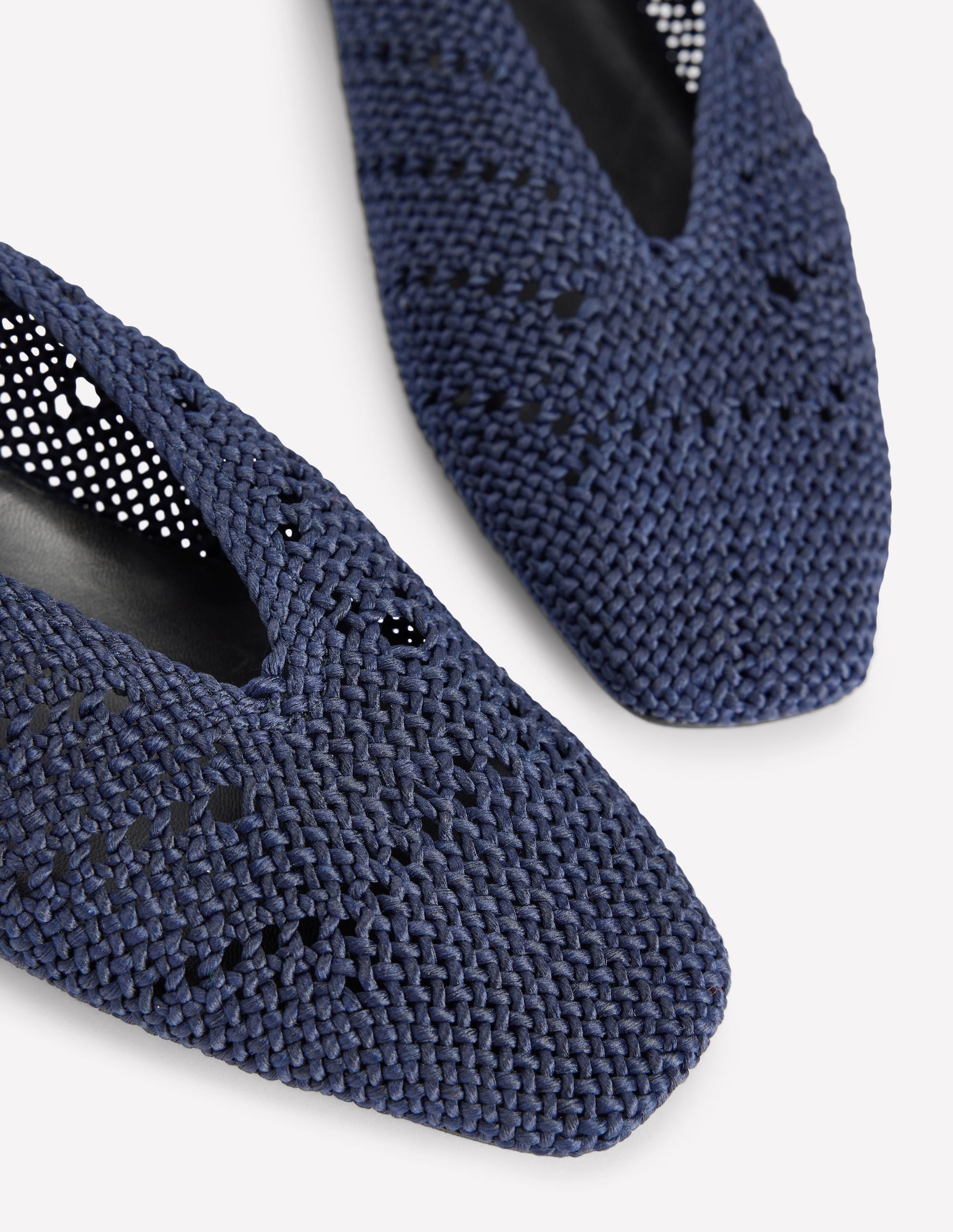 Strick-Ballerinas-Marineblau - Image 4