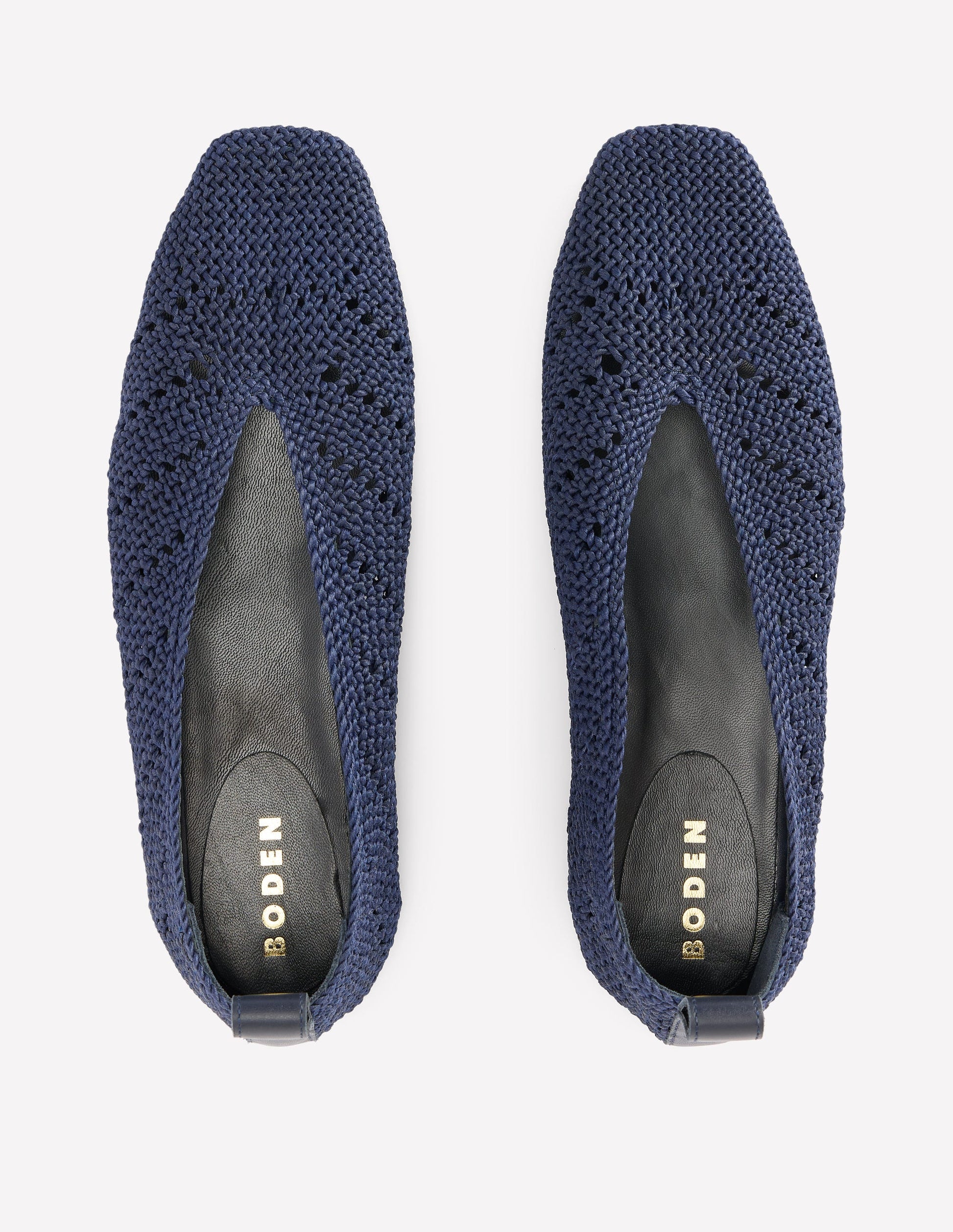 Strick-Ballerinas-Marineblau-5