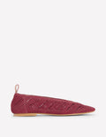 Strick-Ballerinas-Oxblood