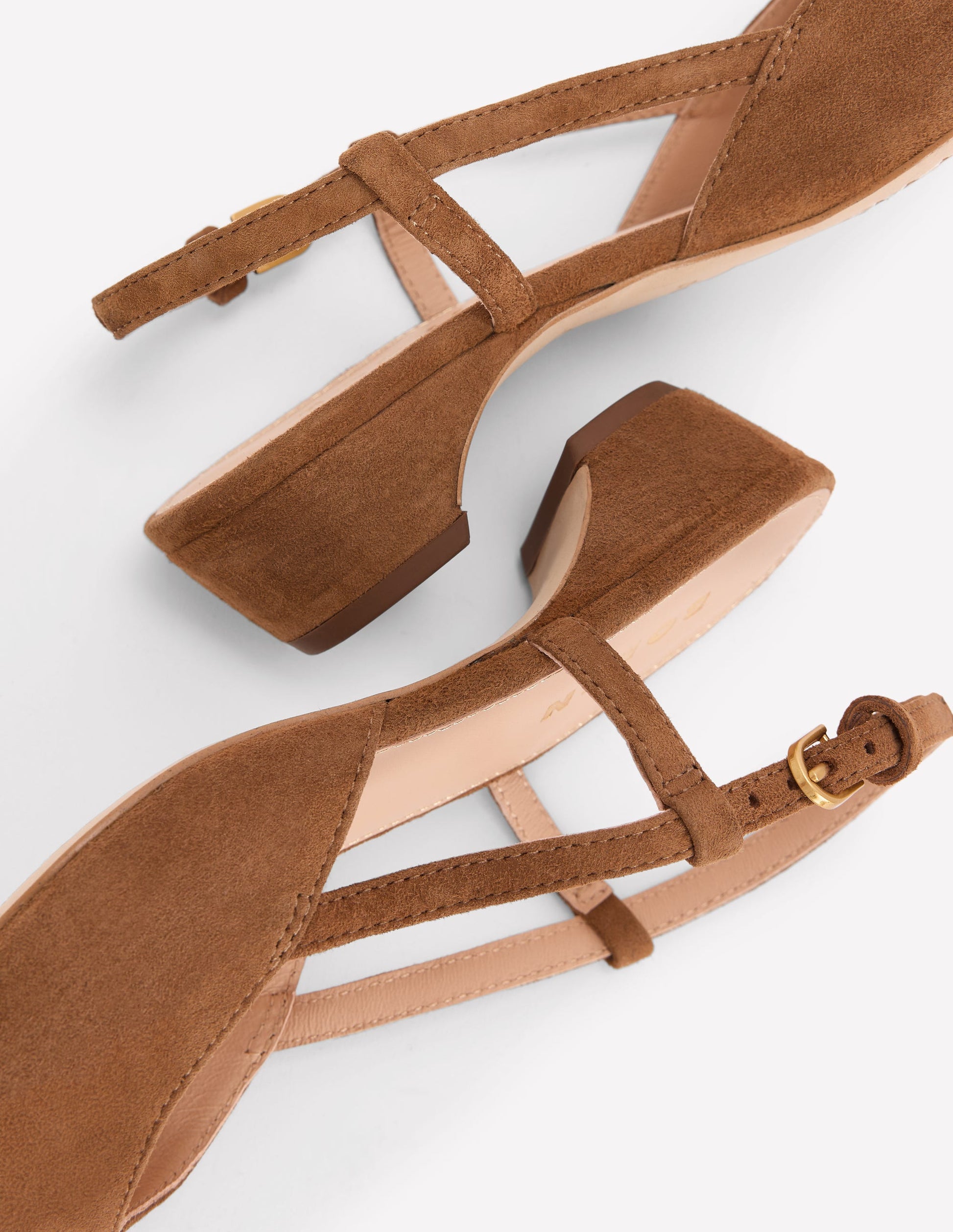 Mini Block Sling Backs-Raw Umber-4