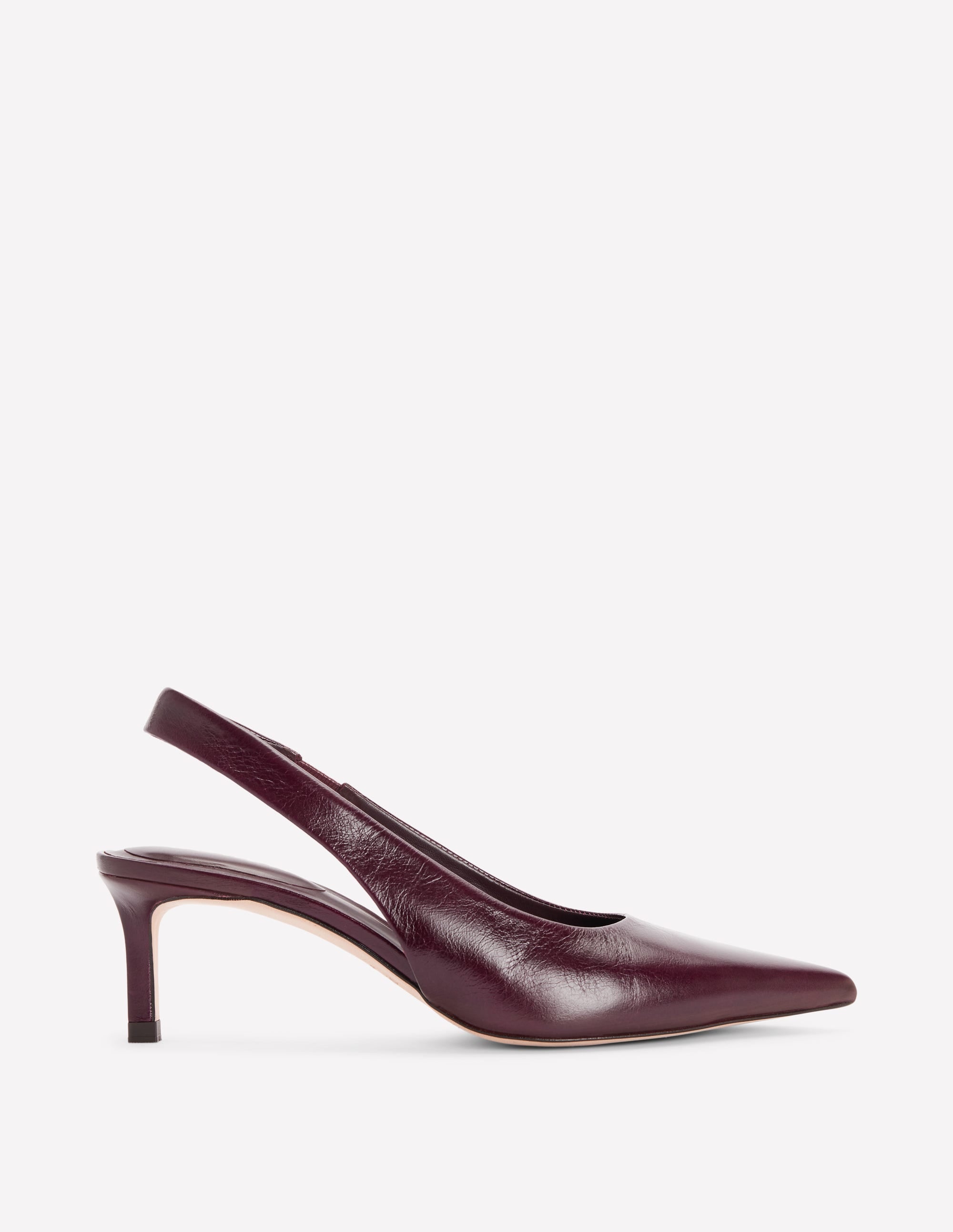 Hope Slingbacks mit Kitten-Absatz-Weinrot - Image 3
