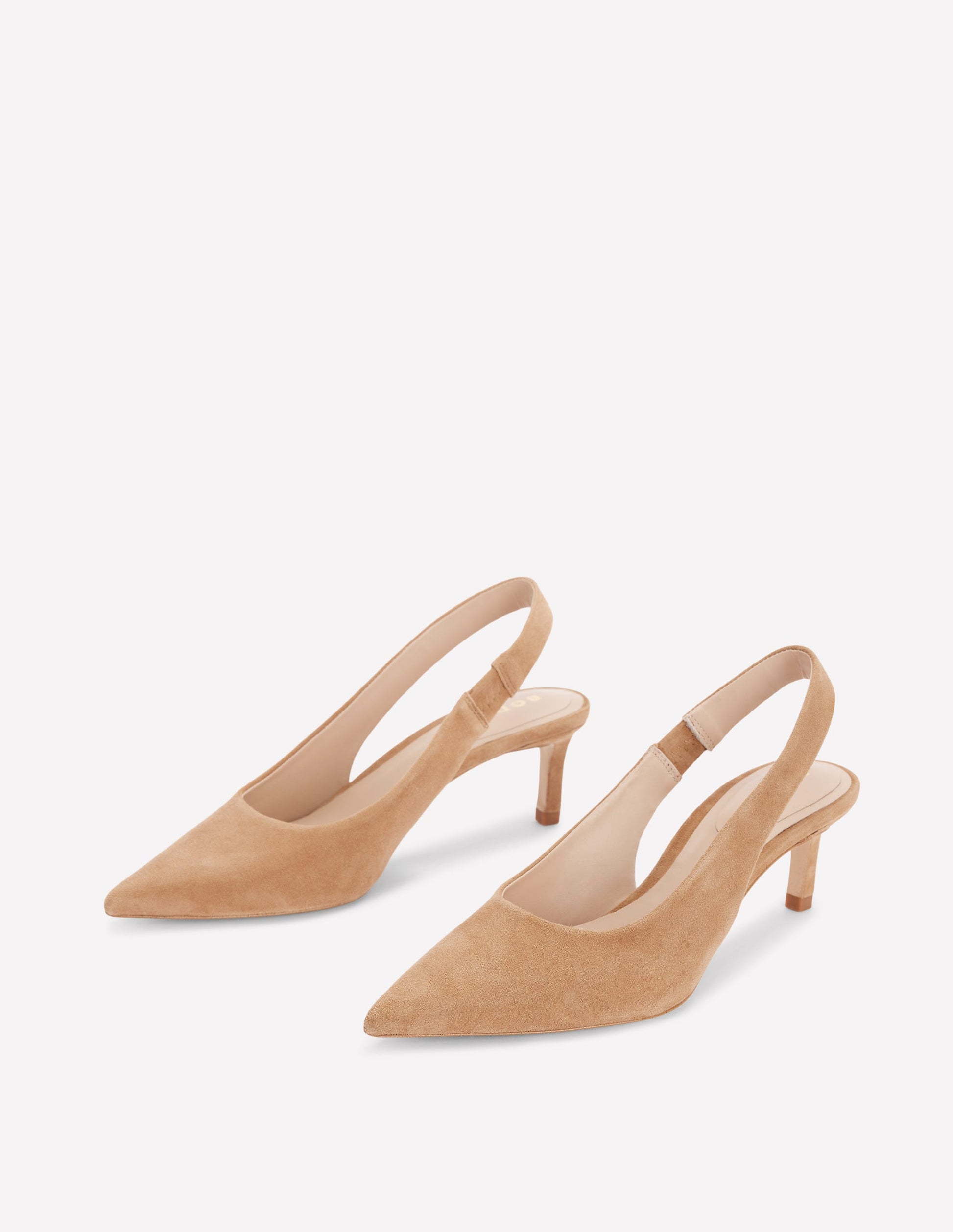 Hope Slingbacks mit Kitten-Absatz-Macchiato Wildleder-4