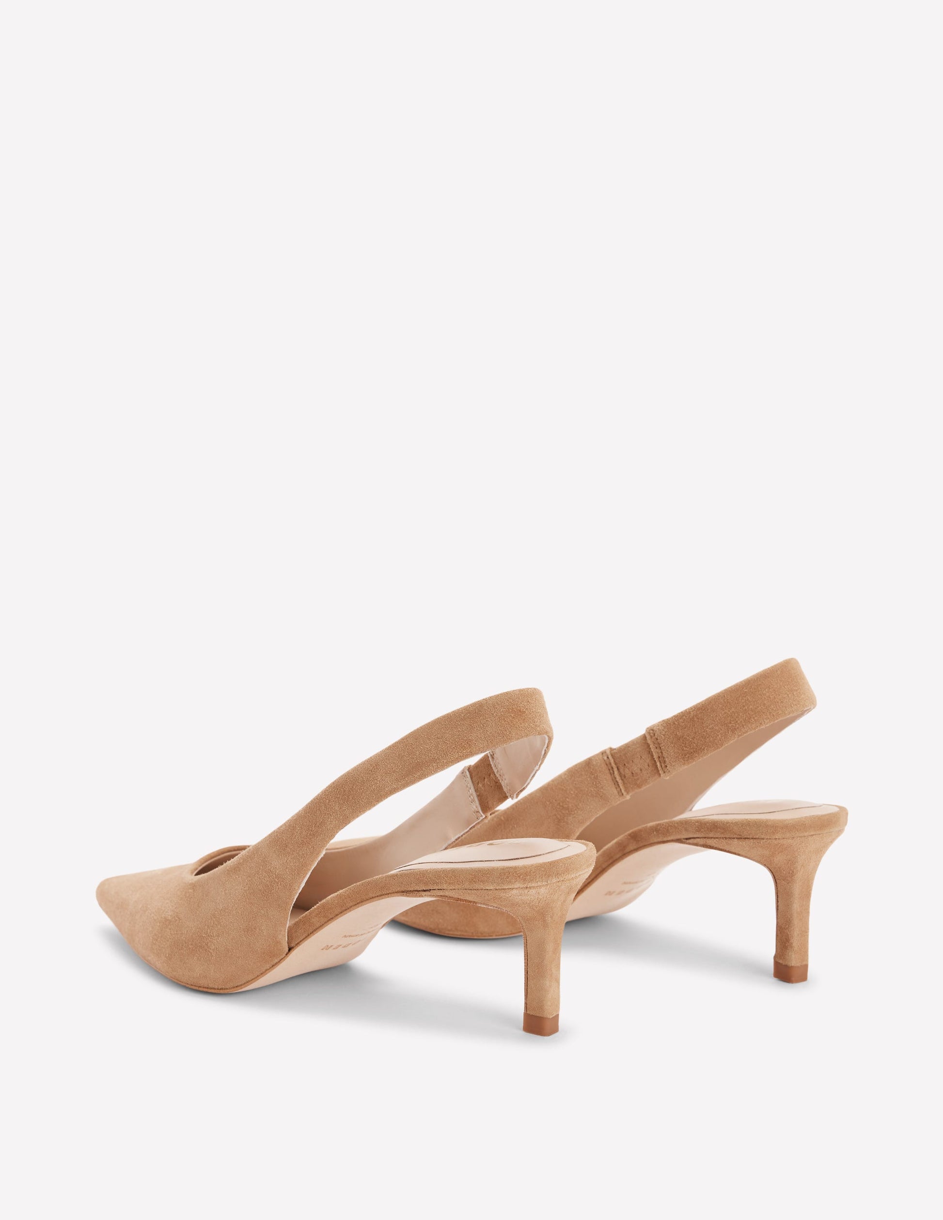 Hope Slingbacks mit Kitten-Absatz-Macchiato Wildleder-6