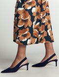 Hope Slingbacks mit Kitten-Absatz-Dunkles Navy