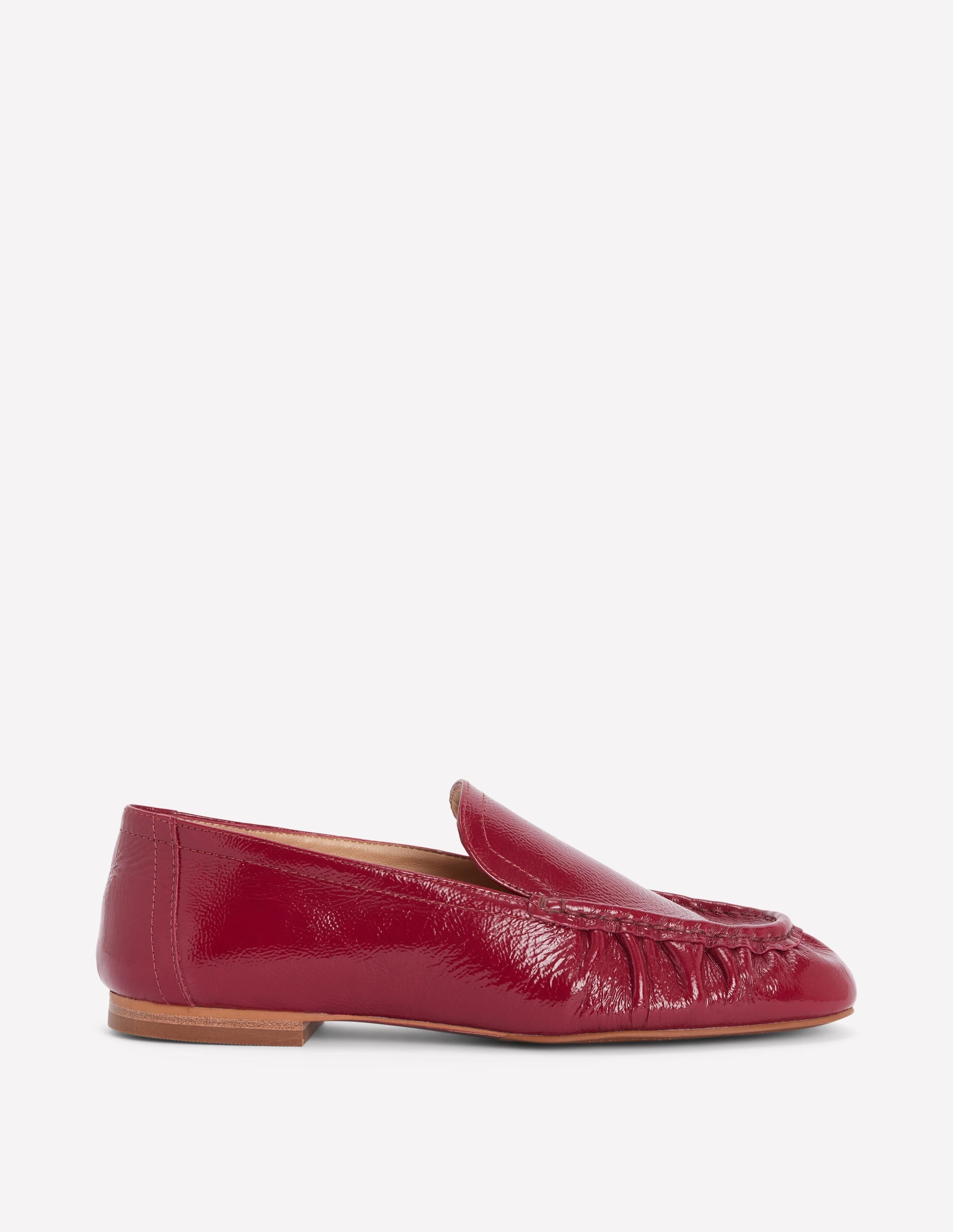 Dinah Flexible Loafer für jeden Tag-Weinrot Lack - Image 1