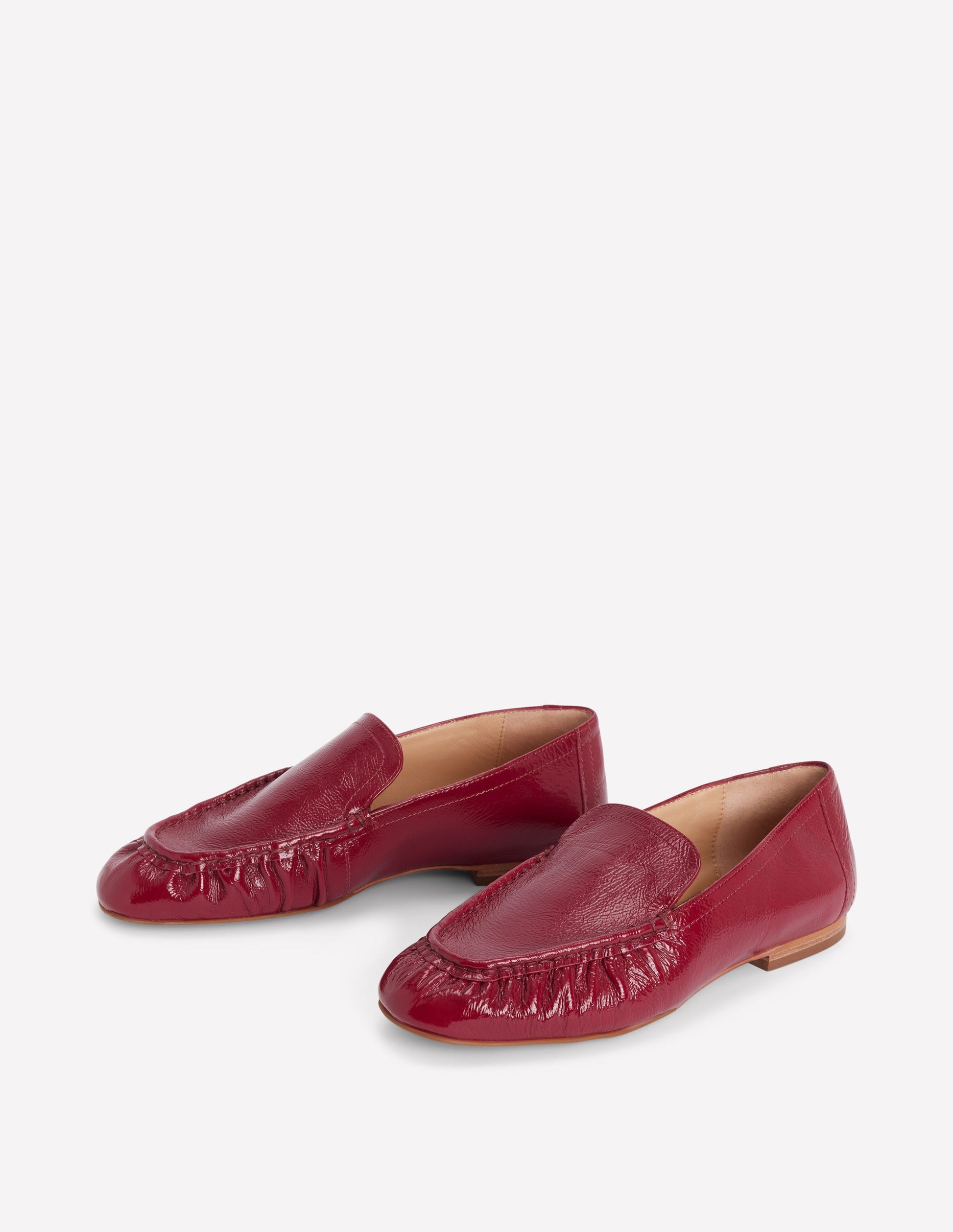 Dinah Flexible Loafer für jeden Tag-Weinrot Lack-3