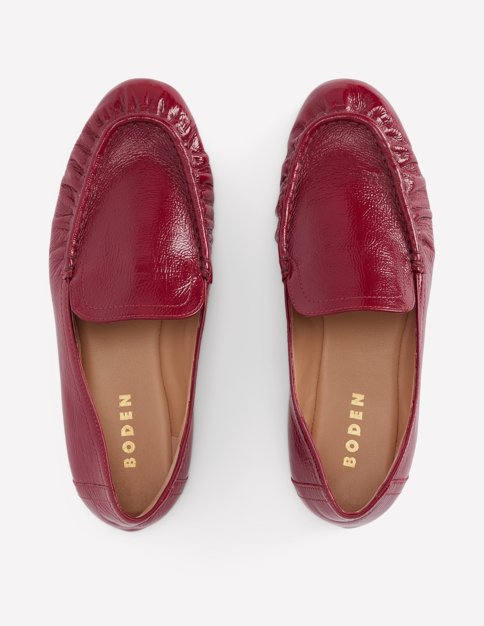 Dinah Flexible Loafer für jeden Tag-Weinrot Lack-5