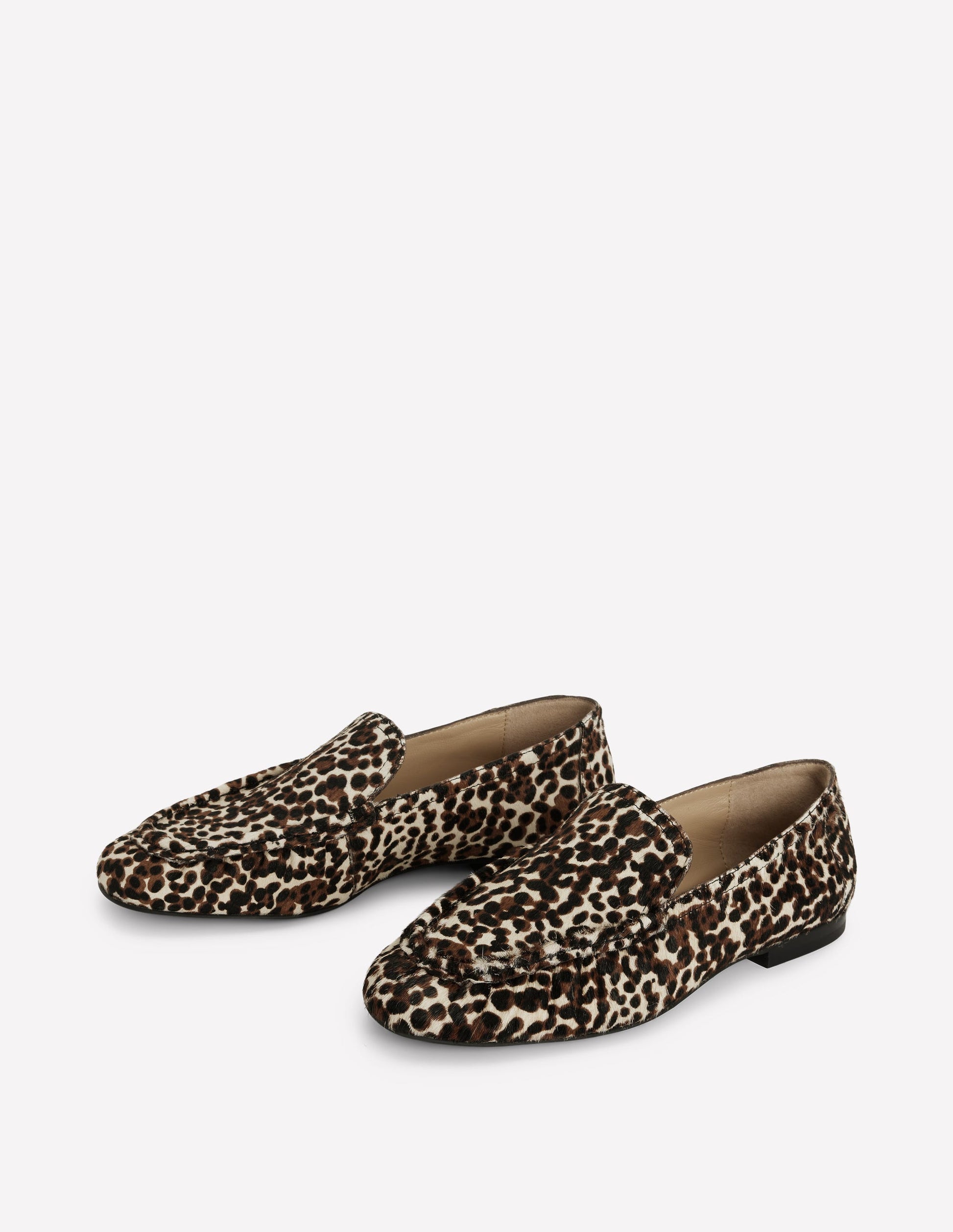 Dinah Flexible Loafer für jeden Tag-Schwarz und Naturweiß gesprenkelt-3