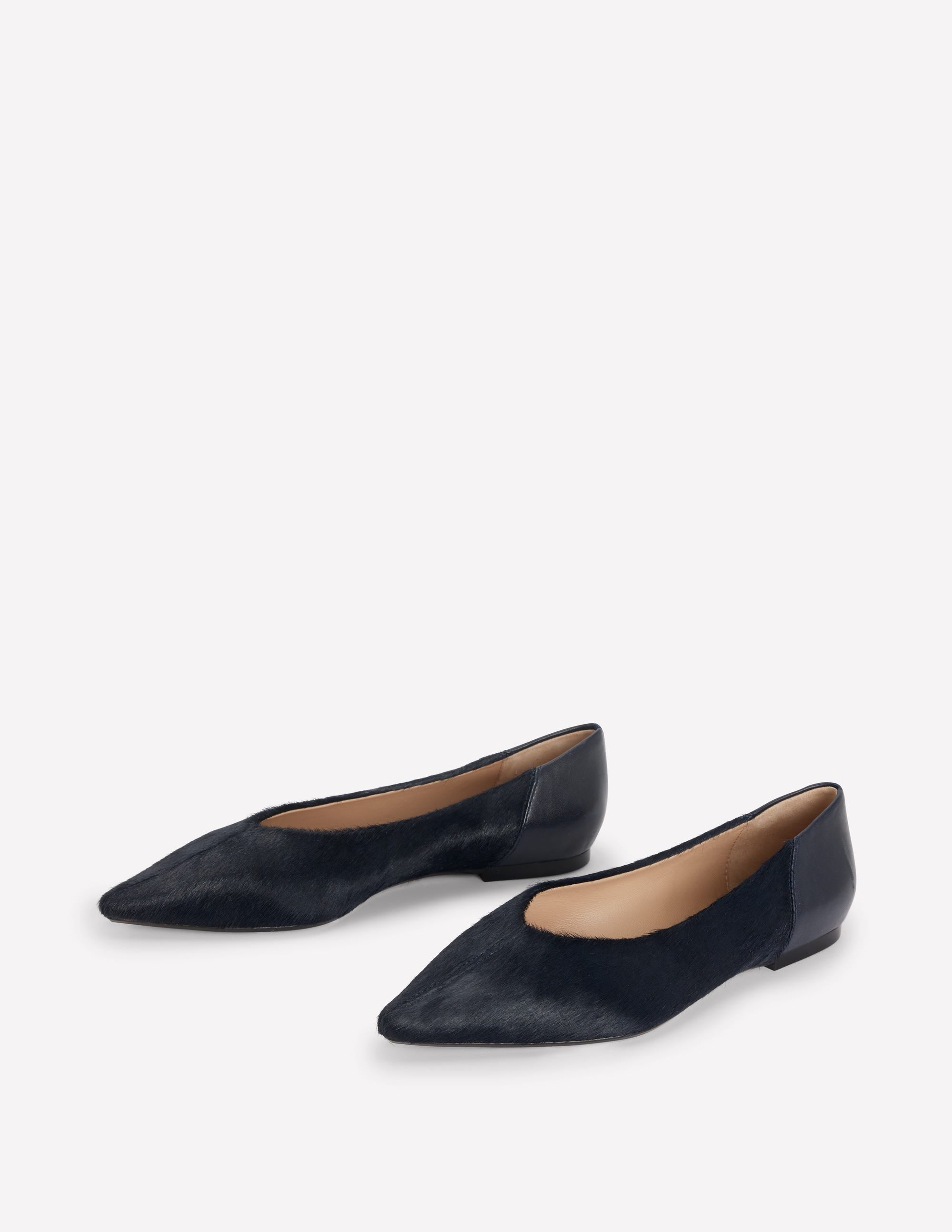 Chaussures plates Nigella à bout pointu-Bleu marine - Image 3