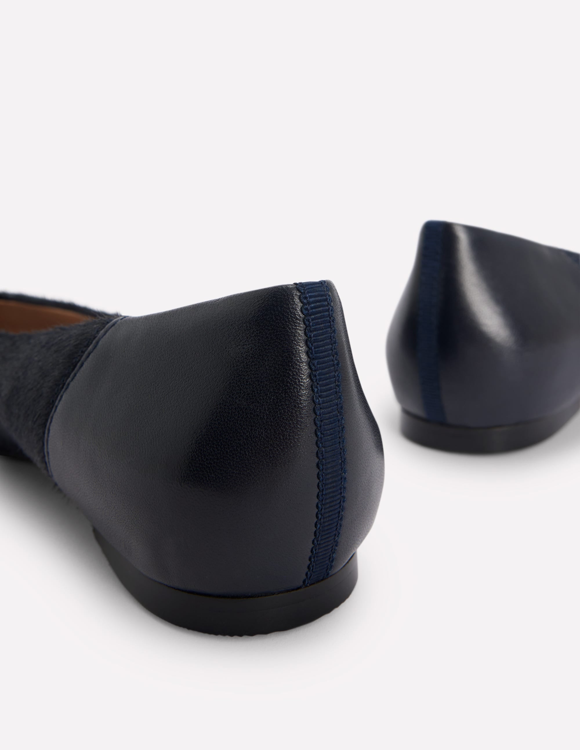 Chaussures plates Nigella à bout pointu-Bleu marine - Image 4