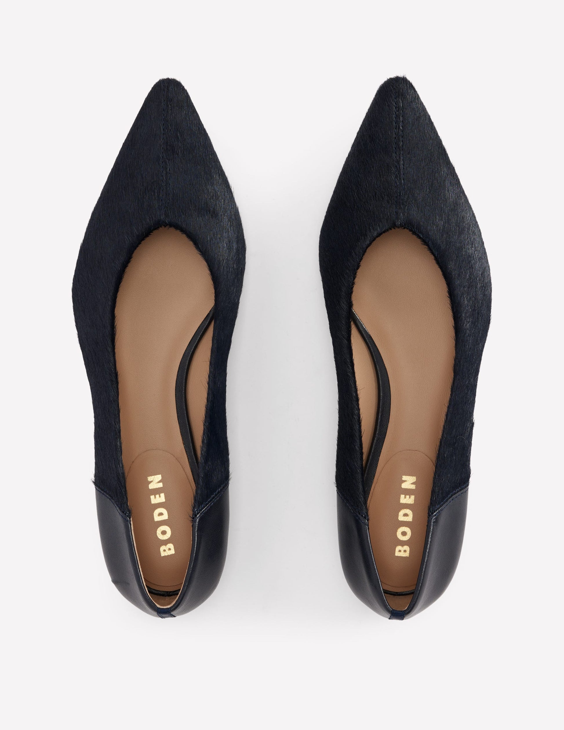 Chaussures plates Nigella à bout pointu-Bleu marine-5