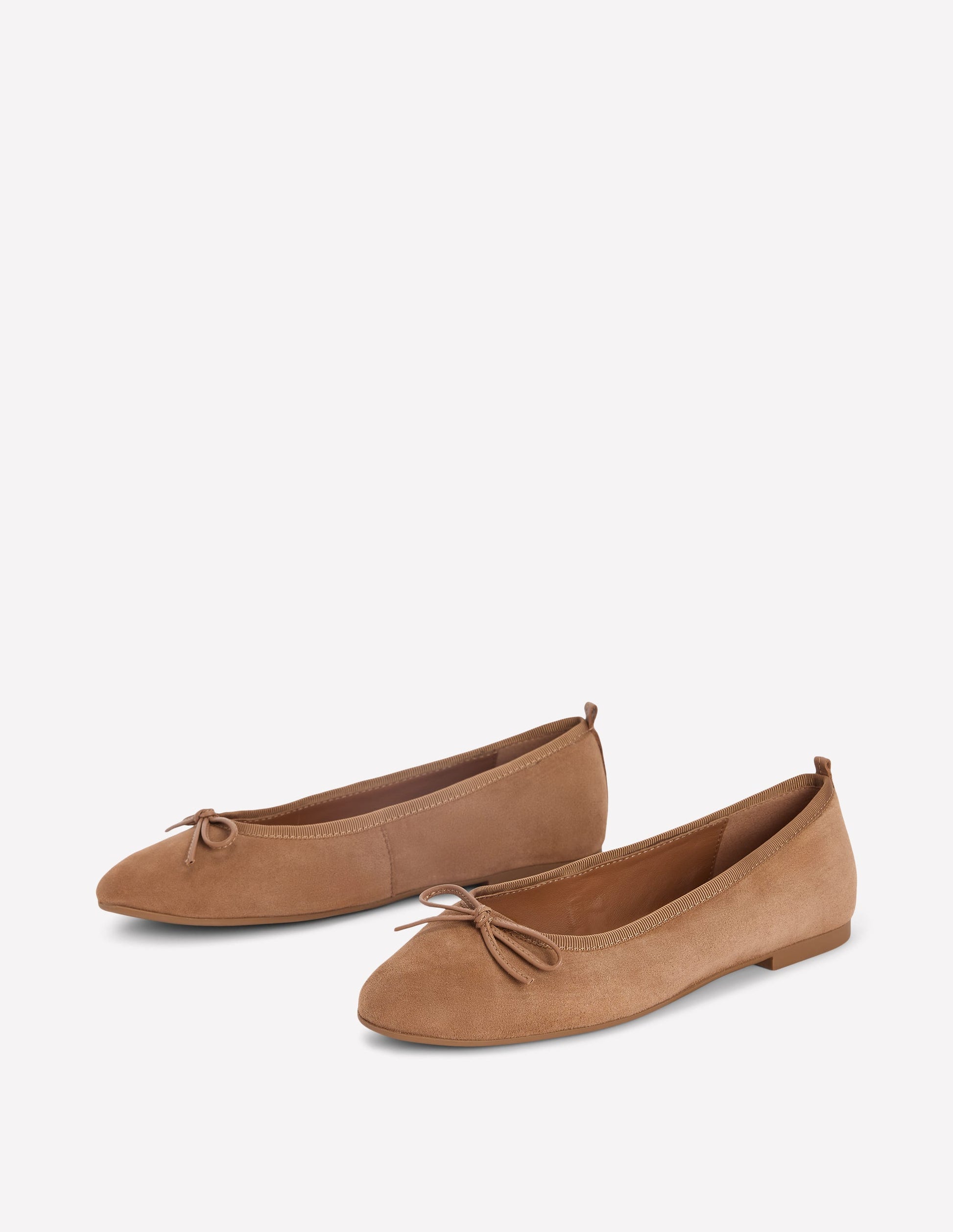 Patti Ballerinas mit runder Zehenpartie-Ingwer-3