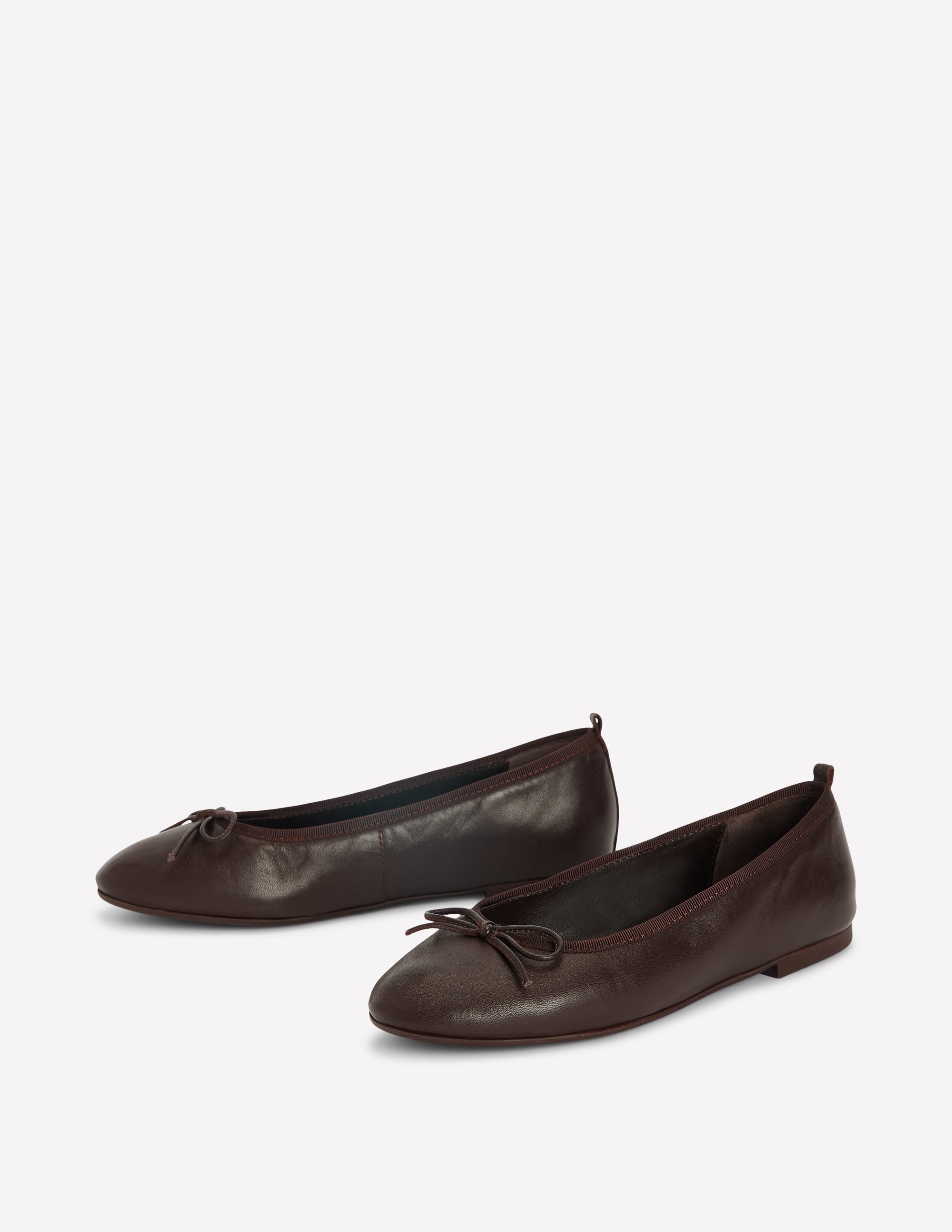 Patti Ballerinas mit runder Zehenpartie-Bitterschokolade - Image 3