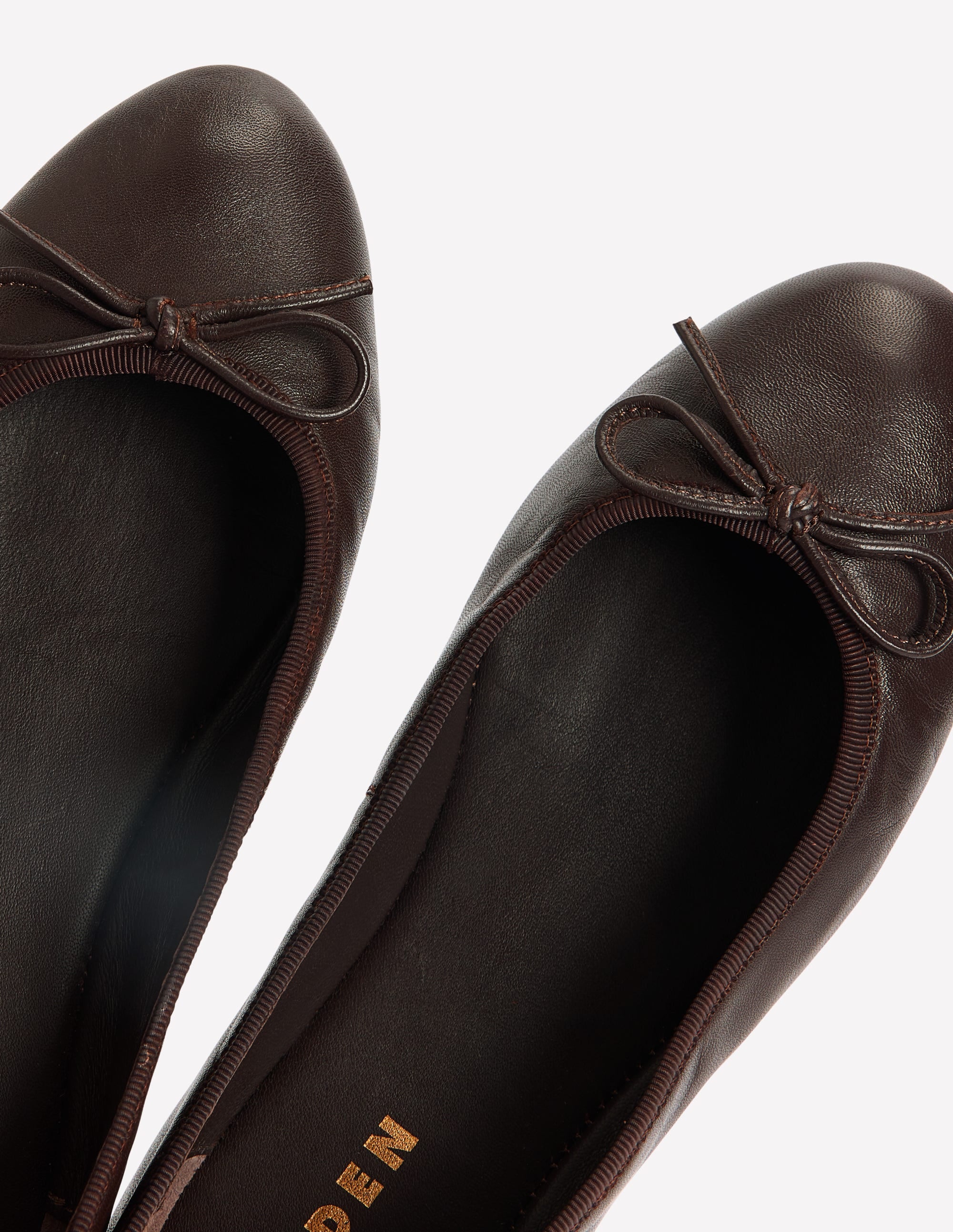 Patti Ballerinas mit runder Zehenpartie-Bitterschokolade - Image 4