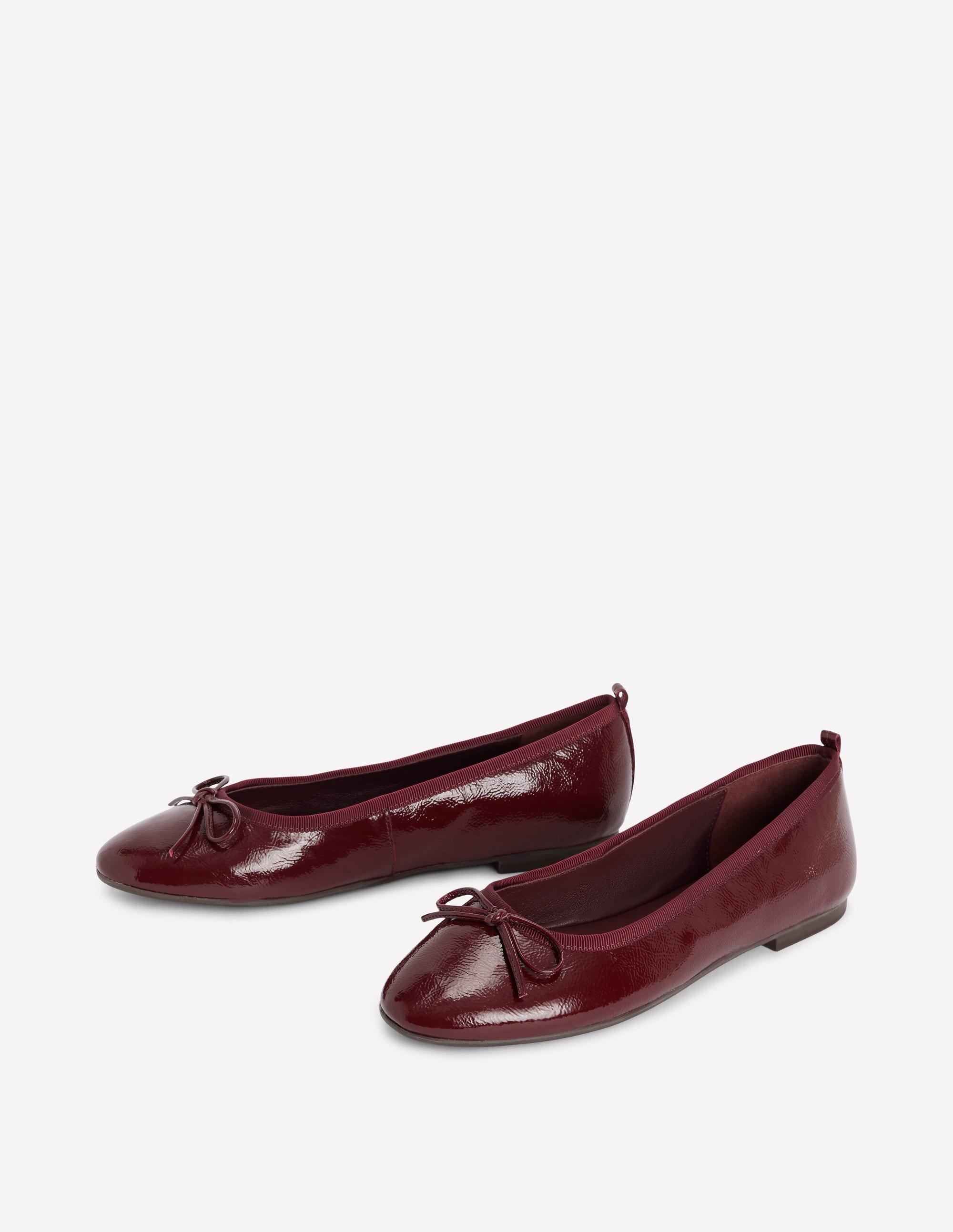 Patti Ballerinas mit runder Zehenpartie-Oxblood - Image 3