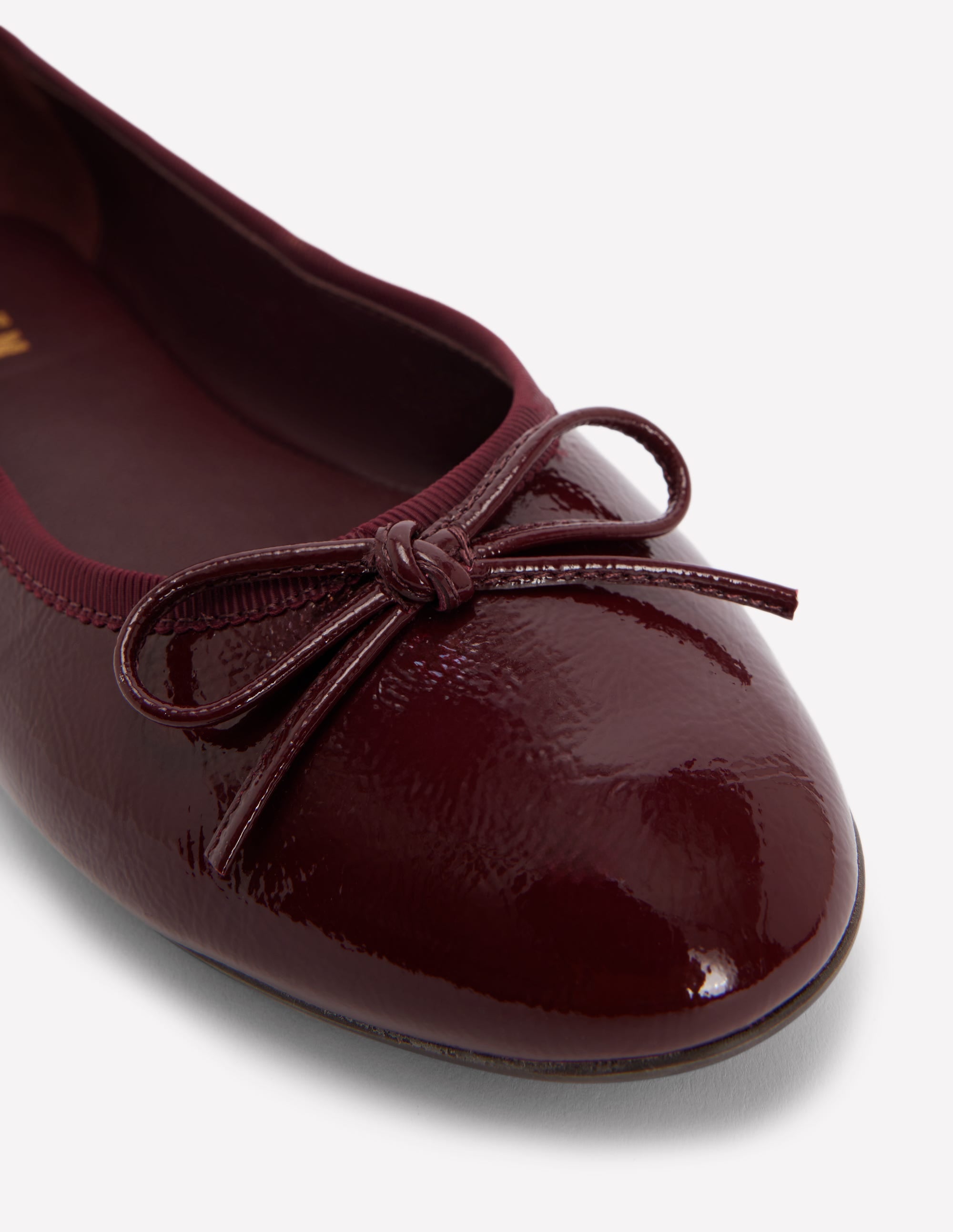 Patti Ballerinas mit runder Zehenpartie-Oxblood - Image 4