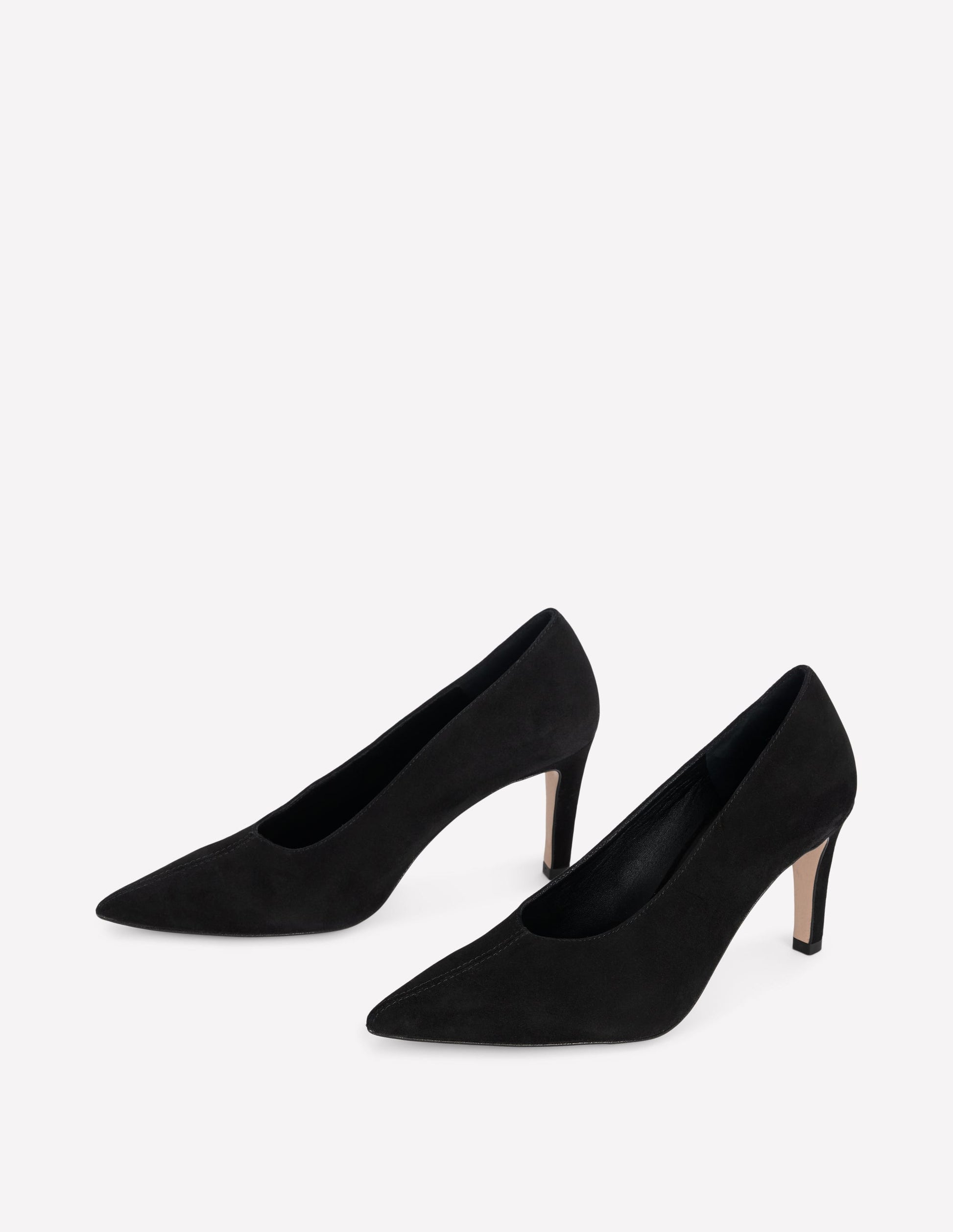 Pumps mit spitzer Zehenpartie-Schwarz-3