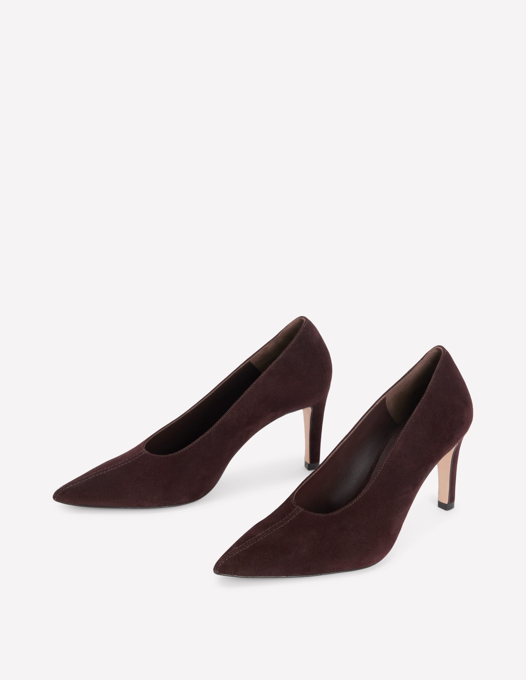 Pumps mit spitzer Zehenpartie-Schoko - Image 1