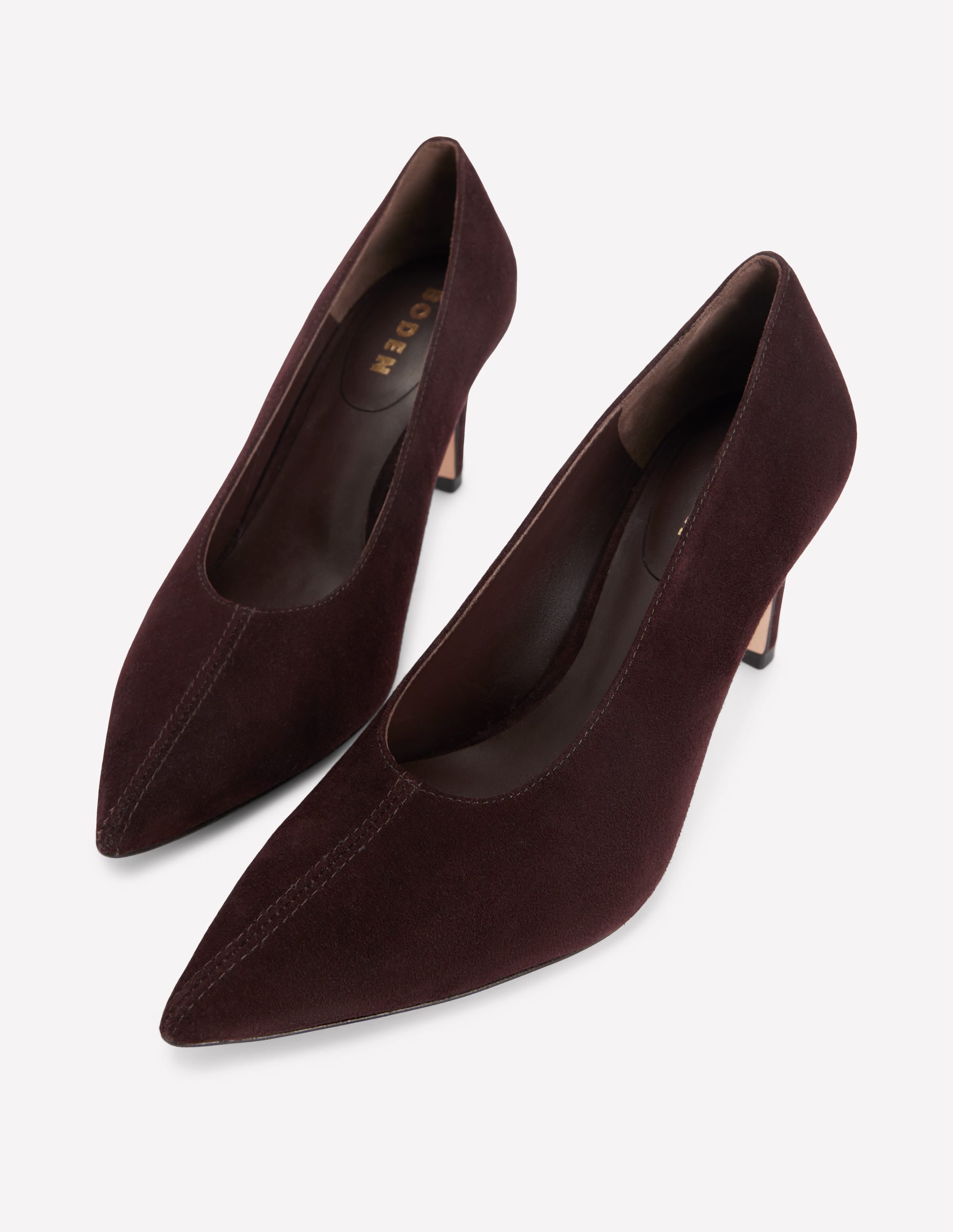 Pumps mit spitzer Zehenpartie-Schoko - Image 3