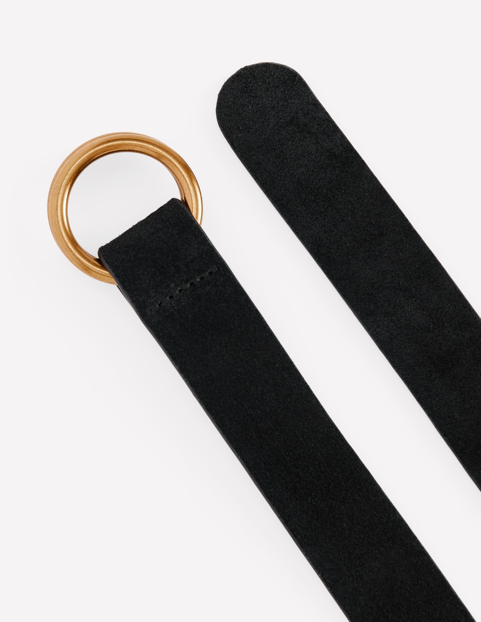 Gürtel mit Doppelring-Schwarz - Image 3