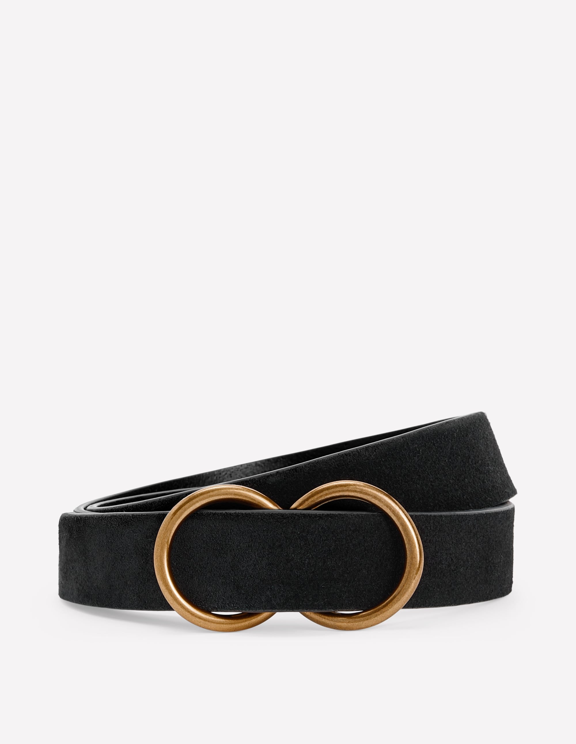 Gürtel mit Doppelring-Schwarz - Image 1
