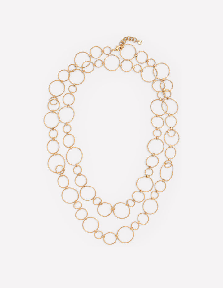 Lange, filigrane Kette-Gold
