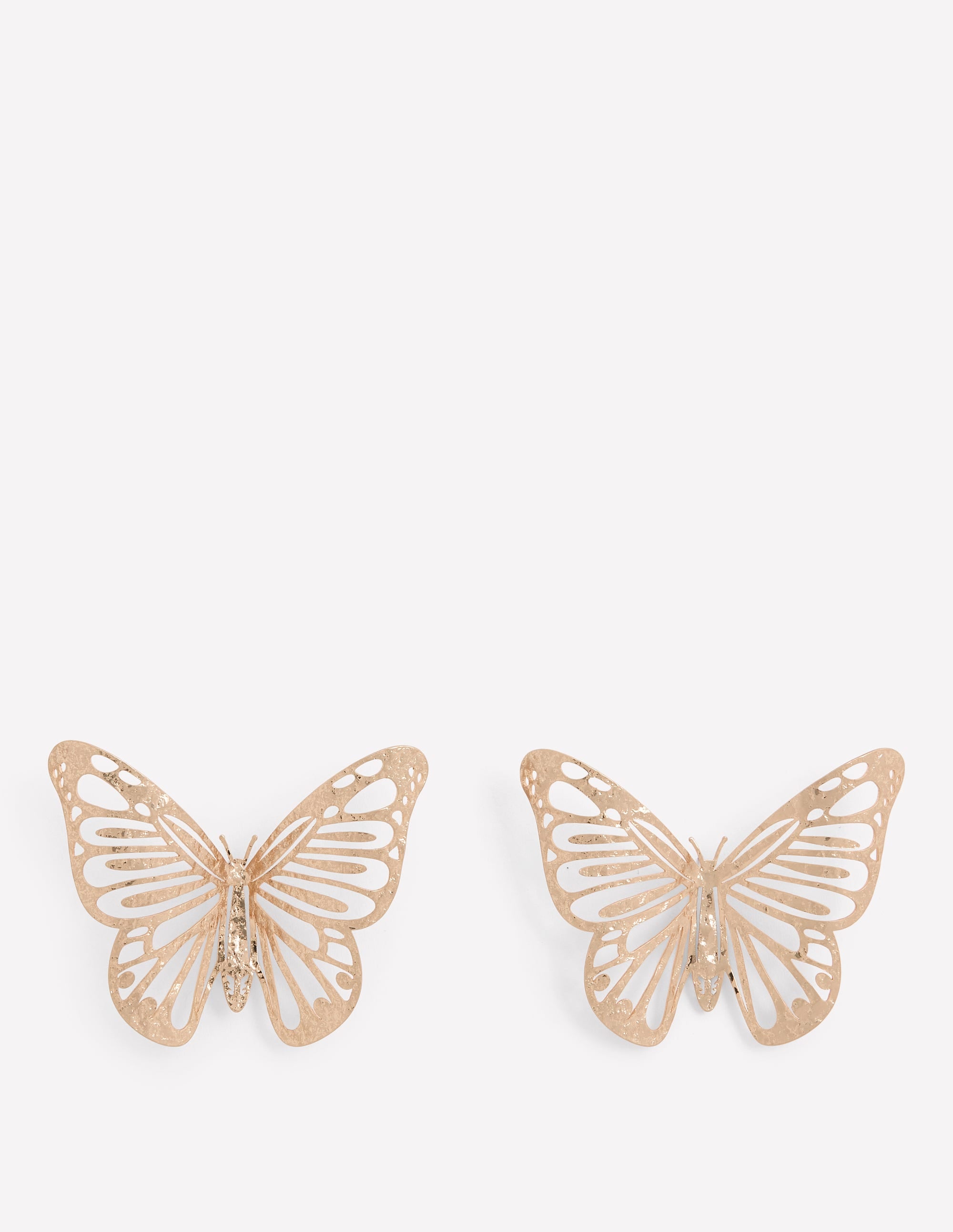Statement Hammered Studs-Butterfly - Image 3