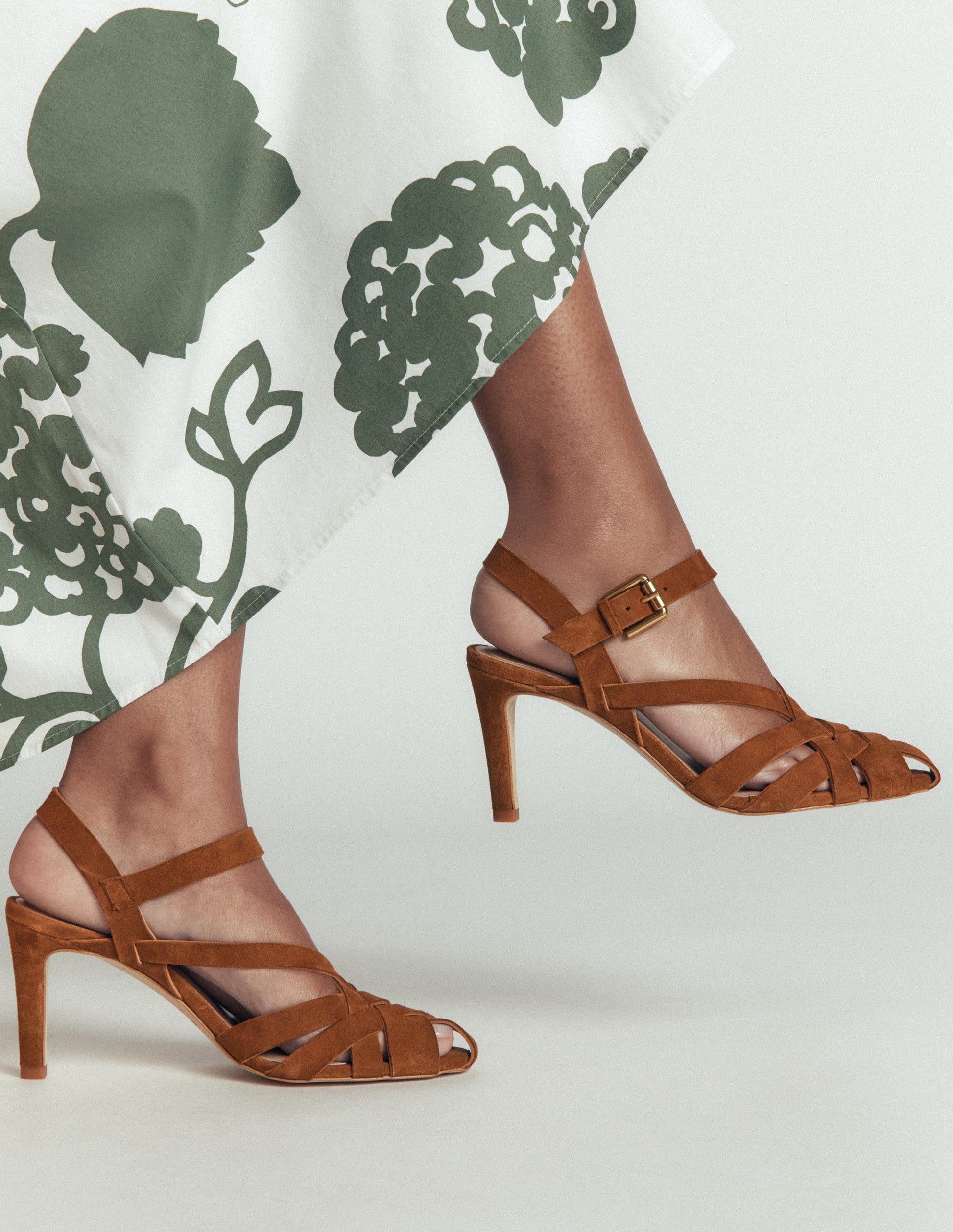 Absatzsandalen mit Riemendesign-Hellbraun-2