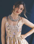Statement Jewel Necklace-Smoke