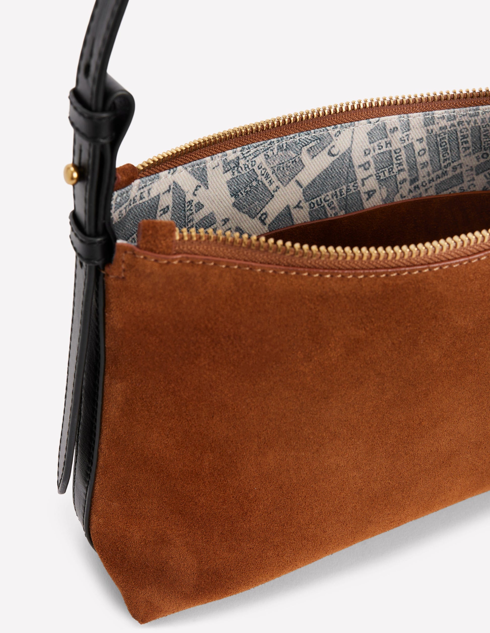 Allegra Lässige, kleine Tasche-Hellbraun-5