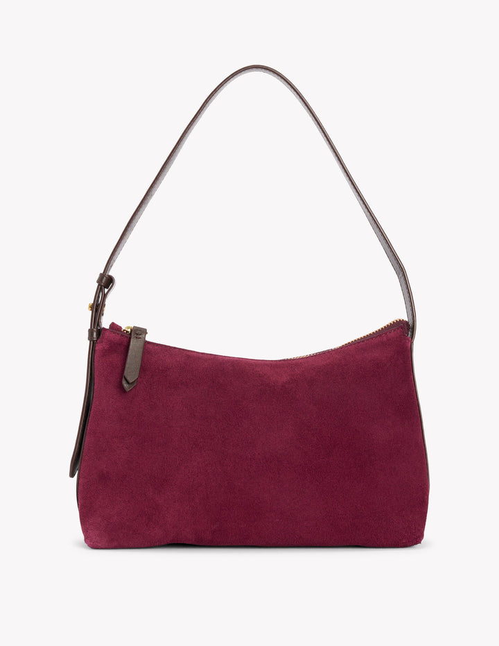 Petit sac souple Allegra-Bordeaux