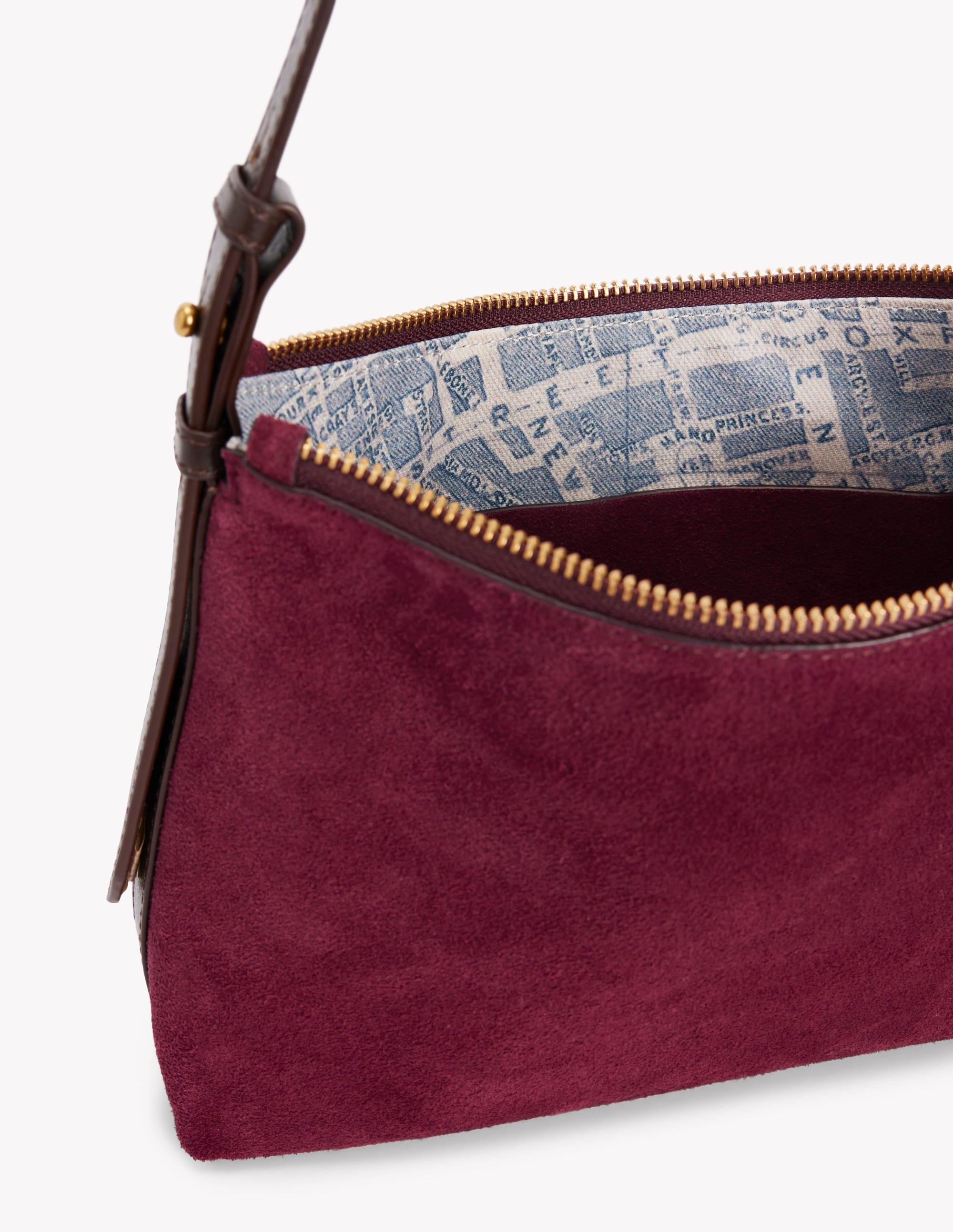 Petit sac souple Allegra-Bordeaux - Image 5