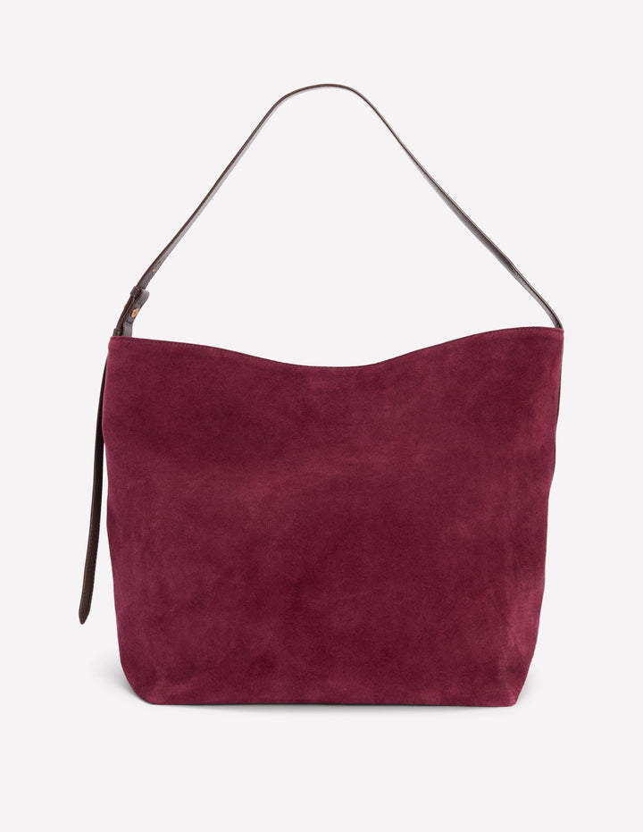 Cabas souple Allegra moyen-Bordeaux