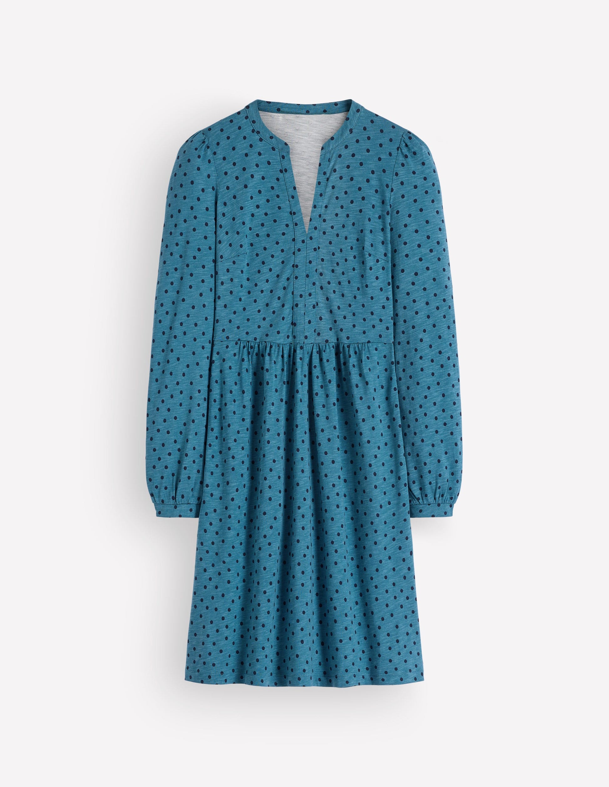 Naomi Relaxed Jersey Dress-Storm Blue, Boden Spot-5