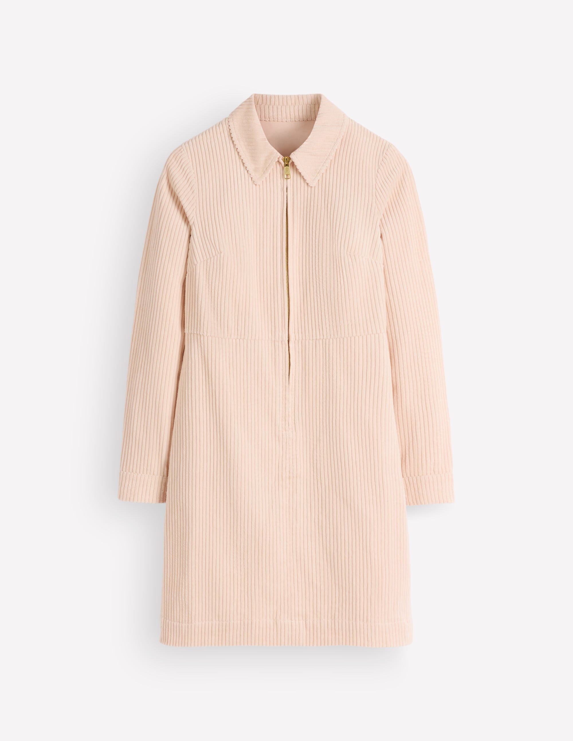 Bronte Kurzes Cordkleid-Mandelmilch - Image 5