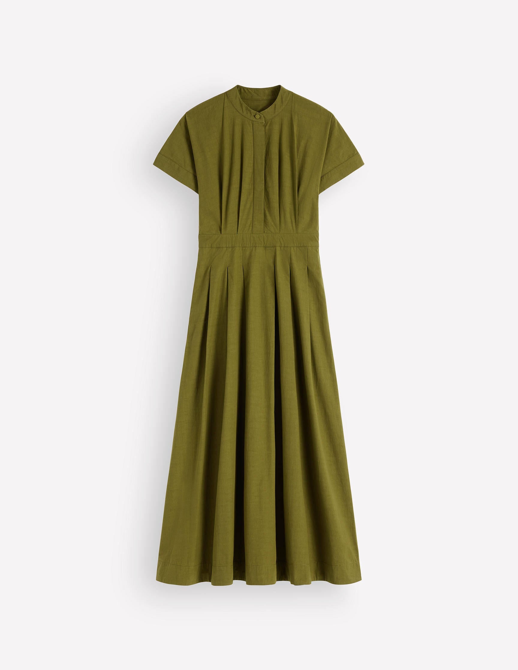 Midikleid aus einem Schnittteil-Olive - Image 6