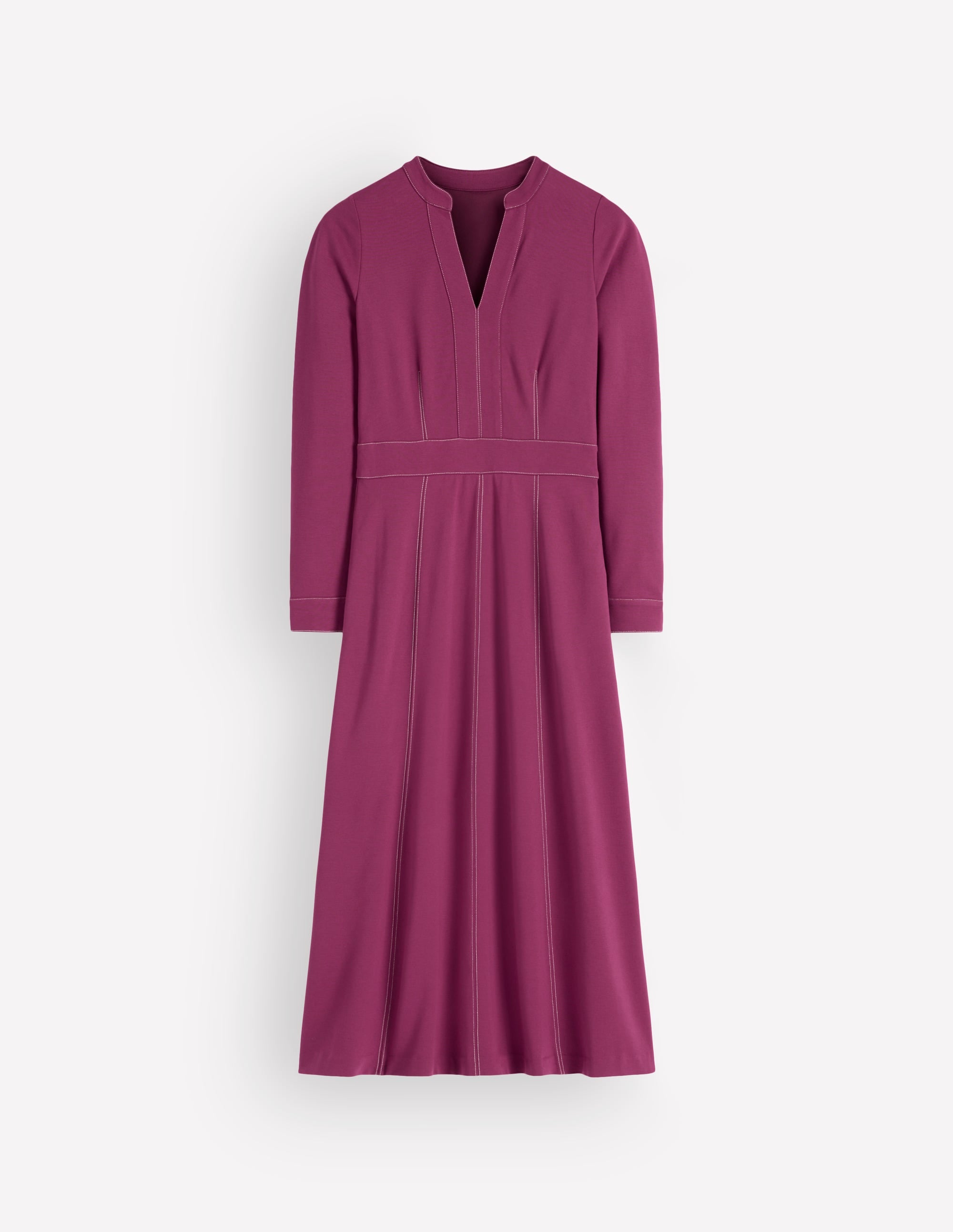 Alex Ponte-Midikleid in Kontrastfarben-Himbeer-Coulis - Image 7