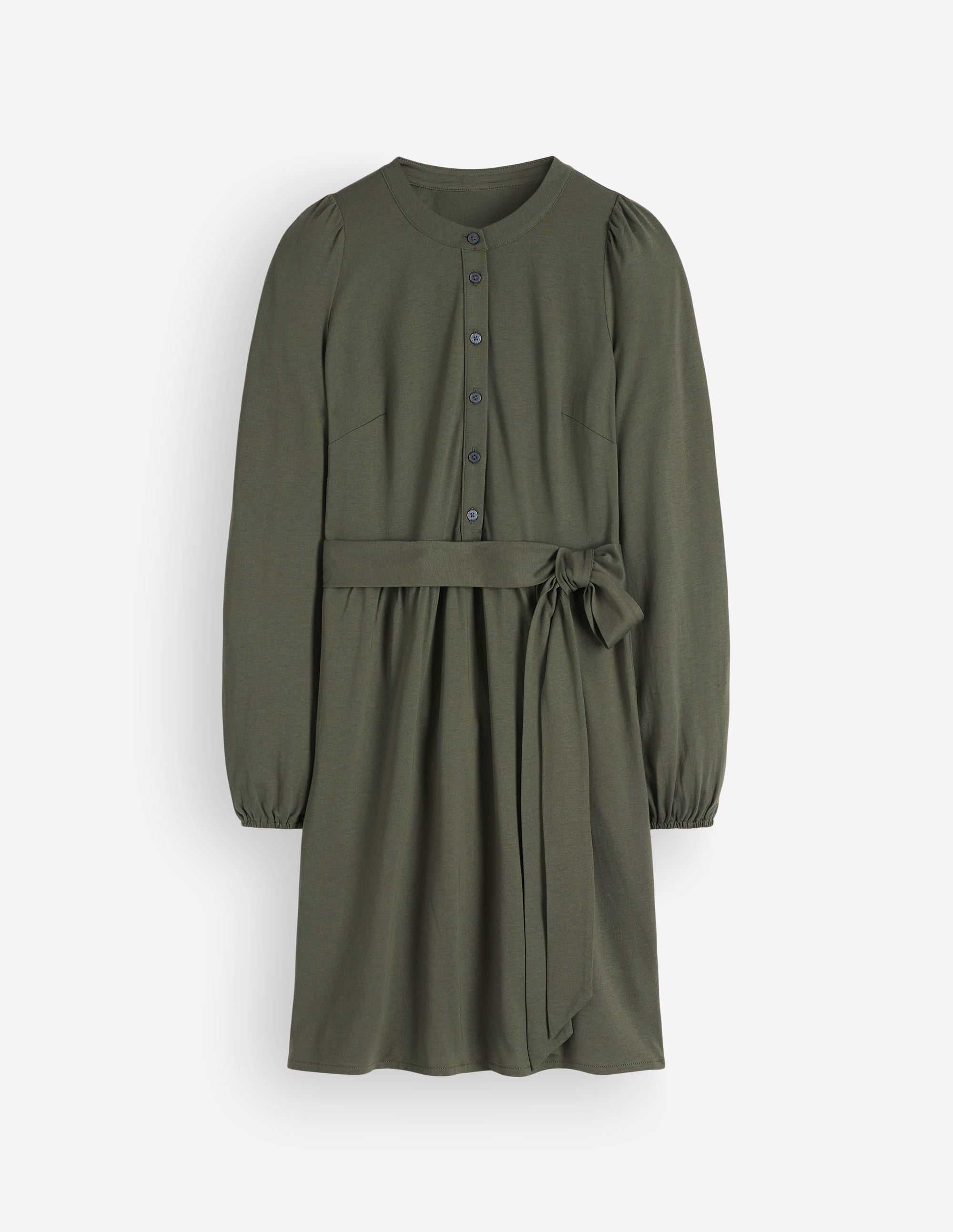 Adele Jerseykleid mit Gürtel-Chromgrün - Image 4
