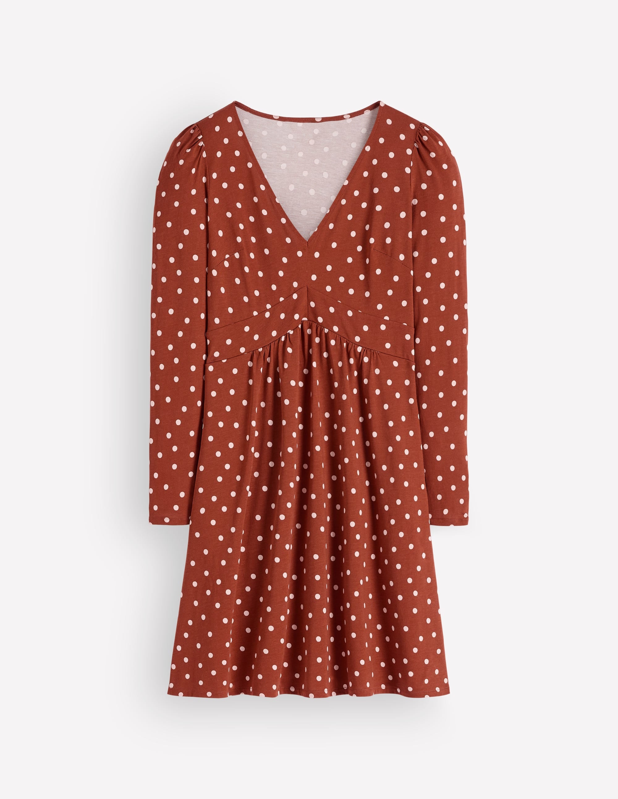 Briony Kurzes Jerseykleid-Arabisches Gewürz, Boden-Punkte - Image 6