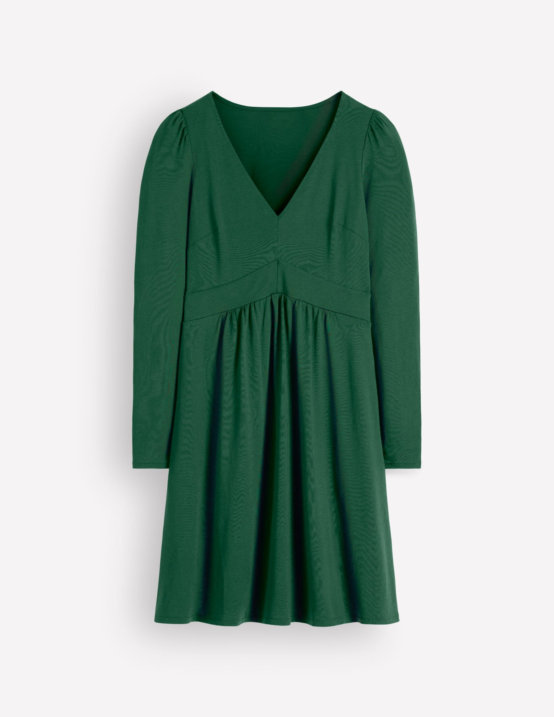 Briony Kurzes Jerseykleid-Jagdgrün-5