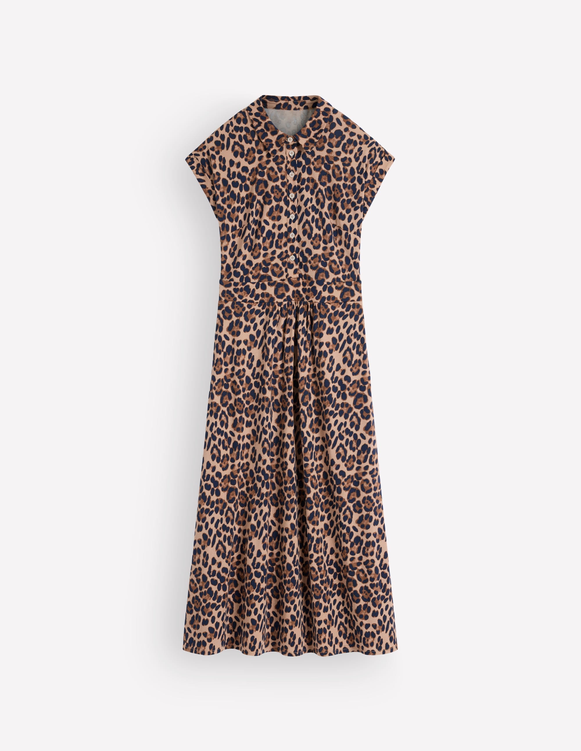 Robe-chemise Fae en jersey-Multi, motif Brushed Animal - Image 6