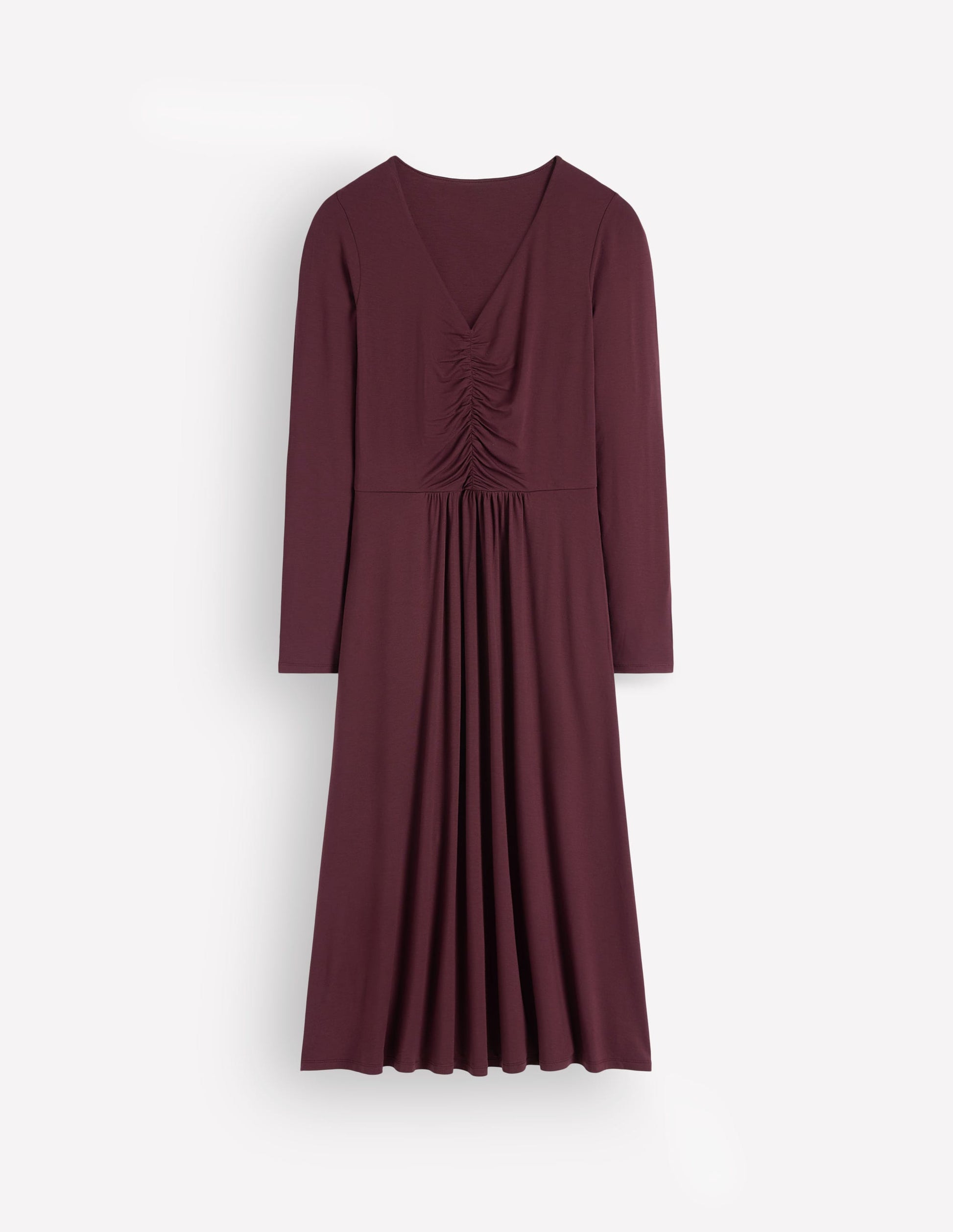 Jasmin Gerafftes Jerseykleid-Weinprobe-6